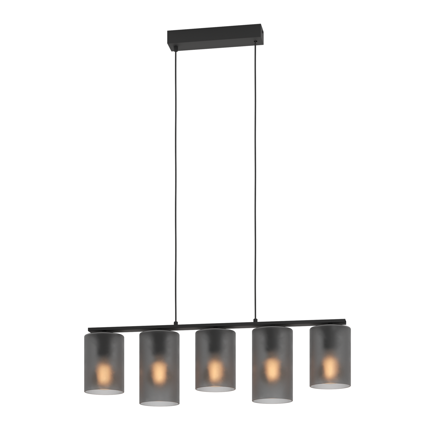 Riippuvalaisin EGLO 5-os Colomera E27 musta/harmaa