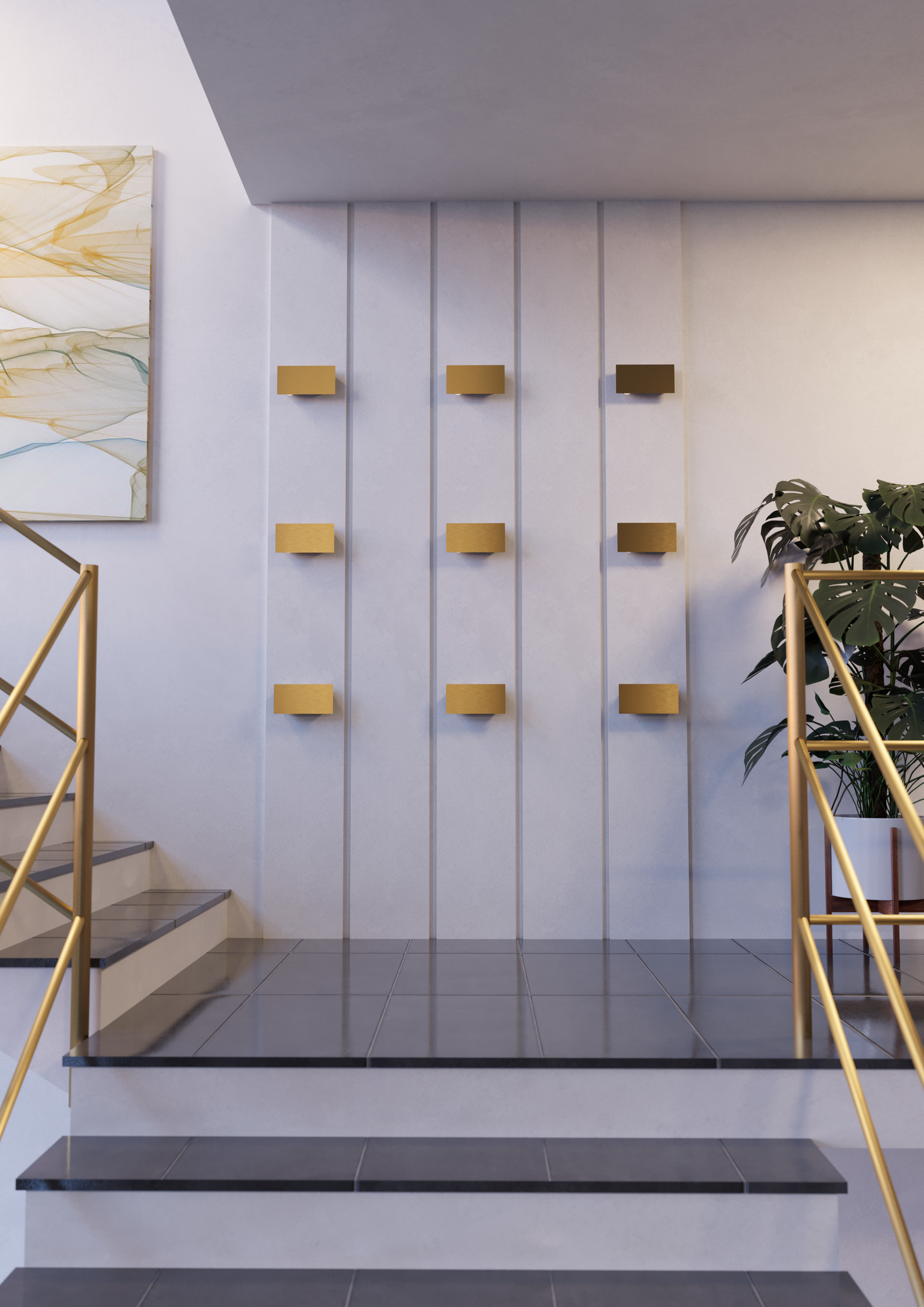 Seinävalaisin EGLO Talamello led 6W 20x10cm kulta