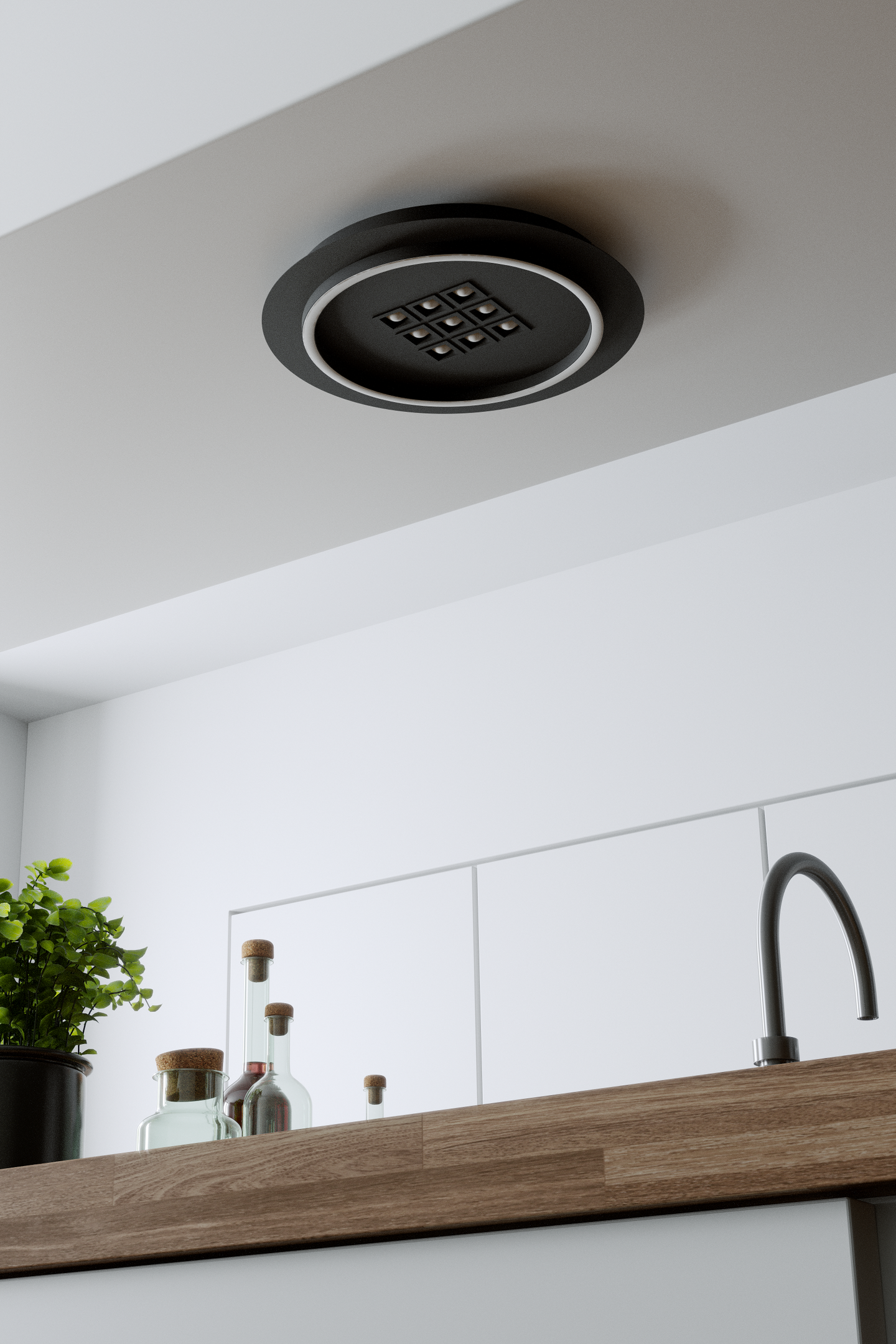 Kattovalaisin EGLO Balazote led 20,5W/9x0,9W CCT 38cm musta