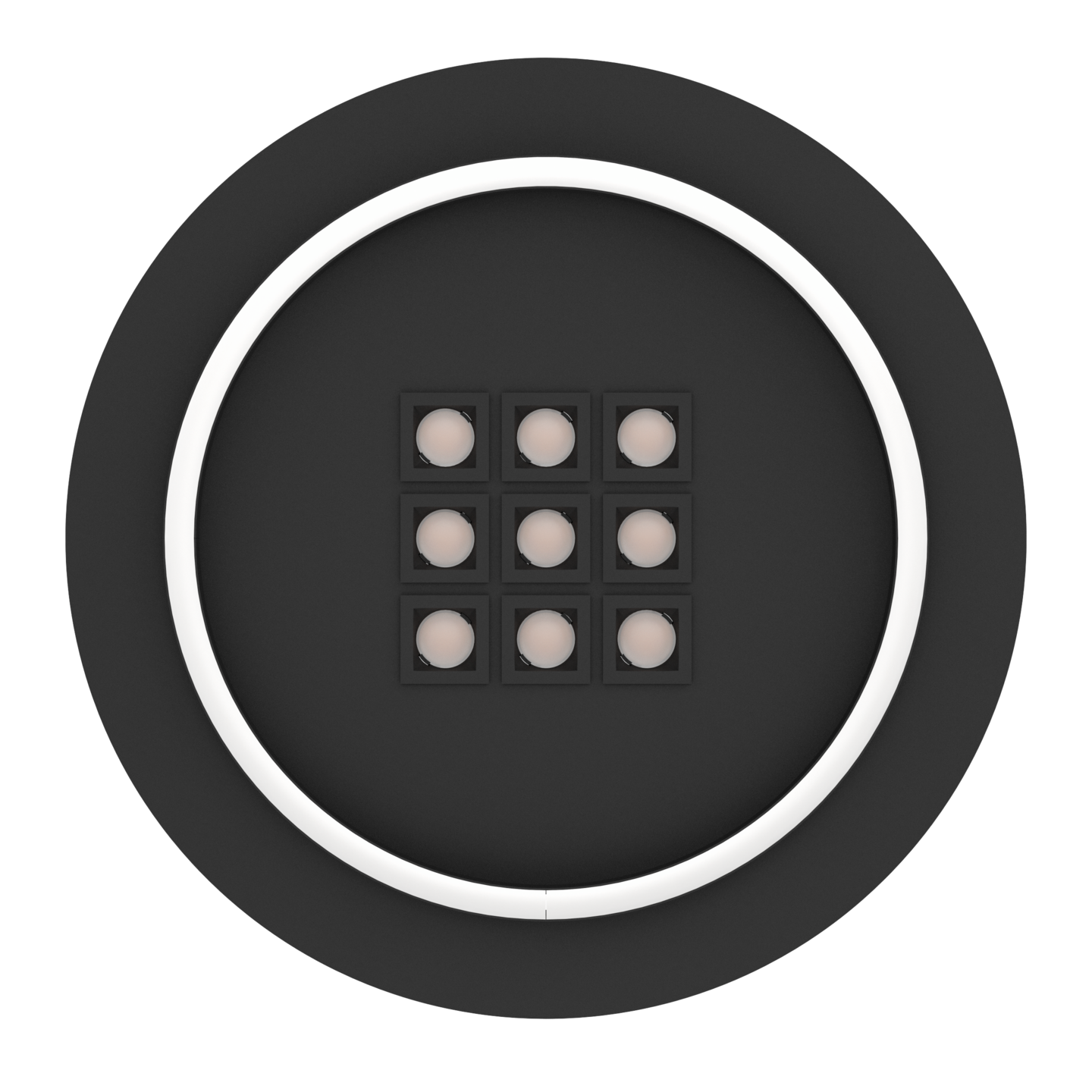 Kattovalaisin EGLO Balazote led 20,5W/9x0,9W CCT 38cm musta