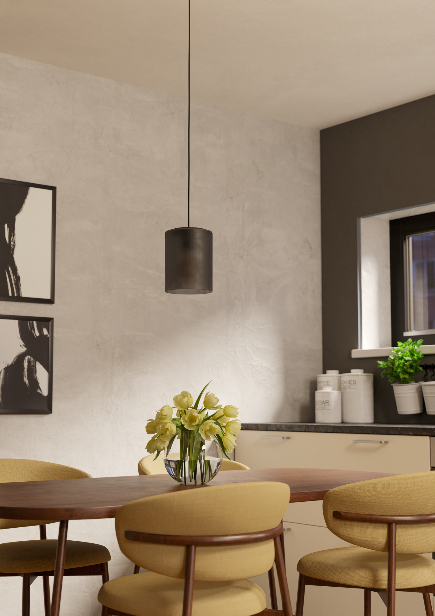 Riippuvalaisin EGLO Colomera E27 musta/harmaa