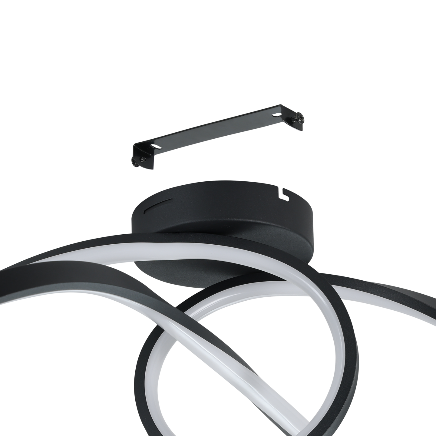 Kattovalaisin EGLO connect.z Calarossa-z led 22W RGB CCT musta/valkoinen