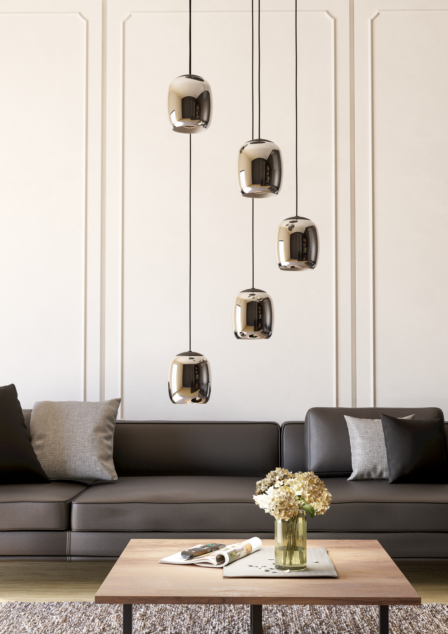 Riippuvalaisin EGLO 5-os Ciampino E27 musta