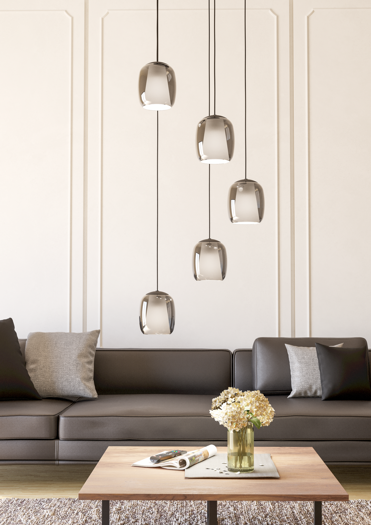 Riippuvalaisin EGLO 5-os Ciampino E27 musta