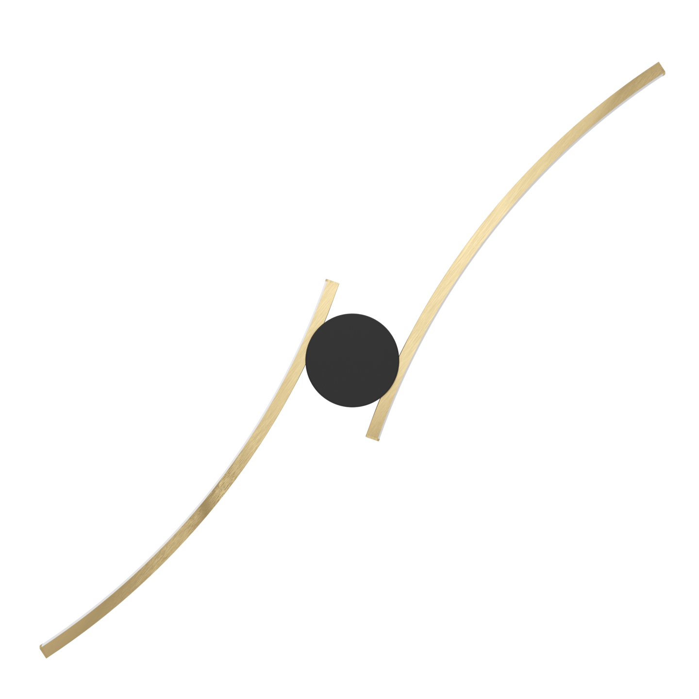 Kattovalaisin EGLO Aieta led 12W musta/messinki