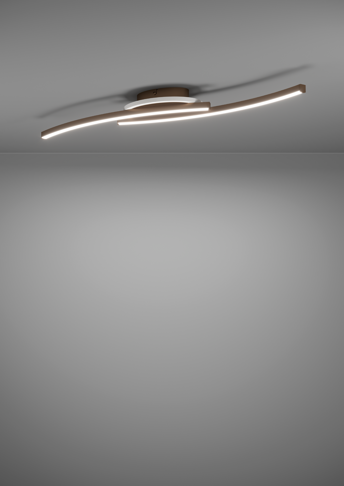 Kattovalaisin EGLO Lungolago led 12W pronssi/valkoinen