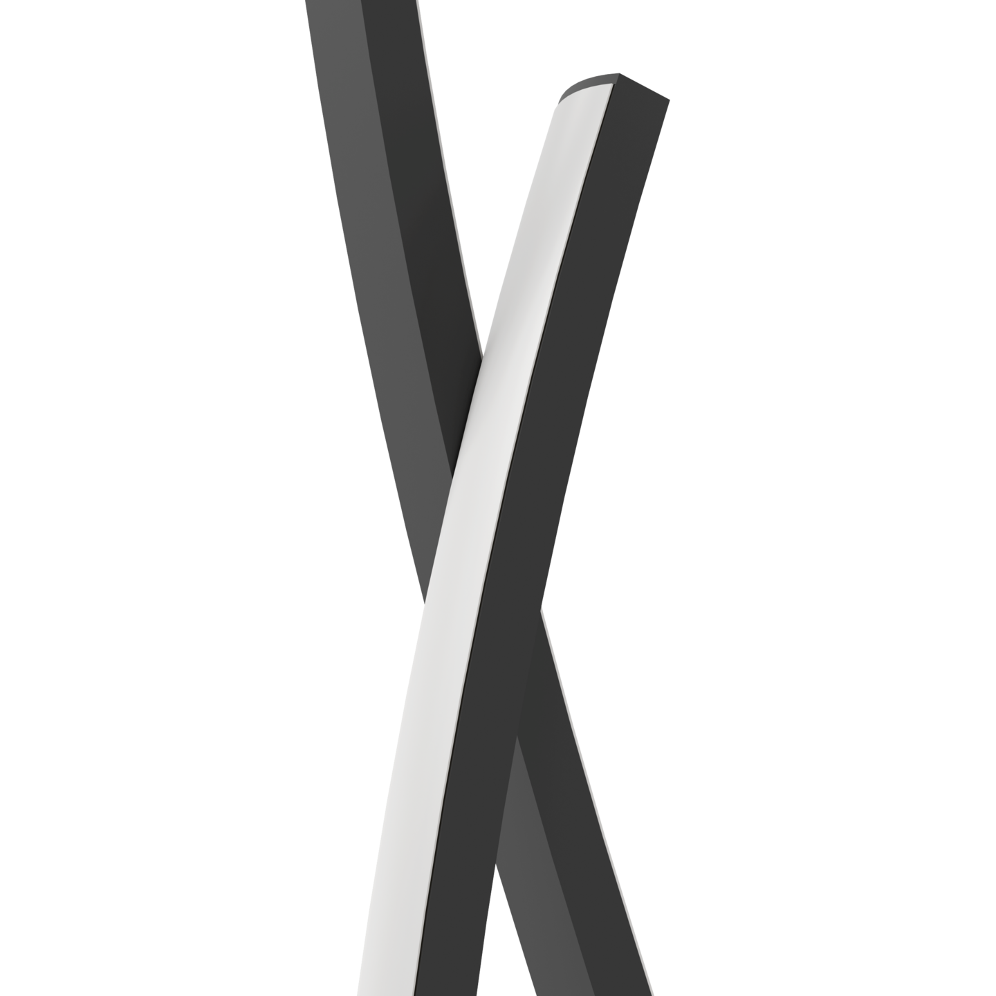 Lattiavalaisin EGLO Grisolia led 20W musta/valkoinen