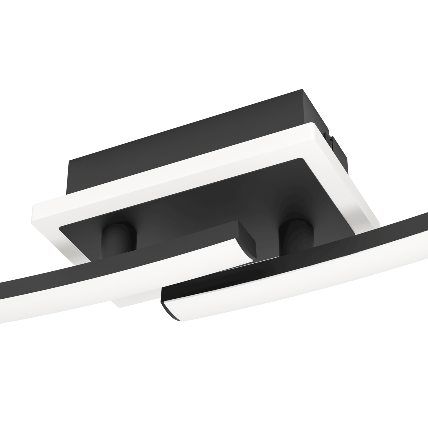 Kattovalaisin EGLO Lungolago led 12W musta/valkoinen