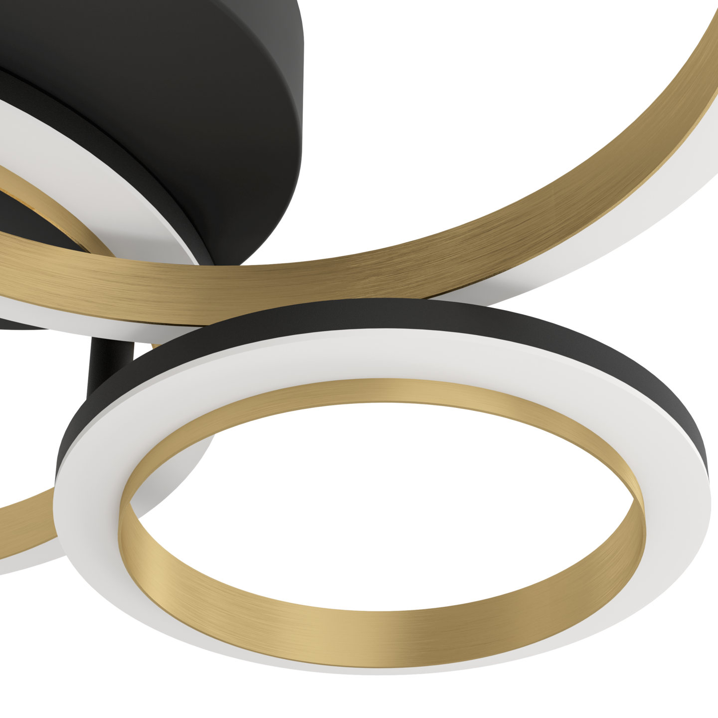 Kattovalaisin EGLO Calliera led 20W 49x44,5cm musta/messinki