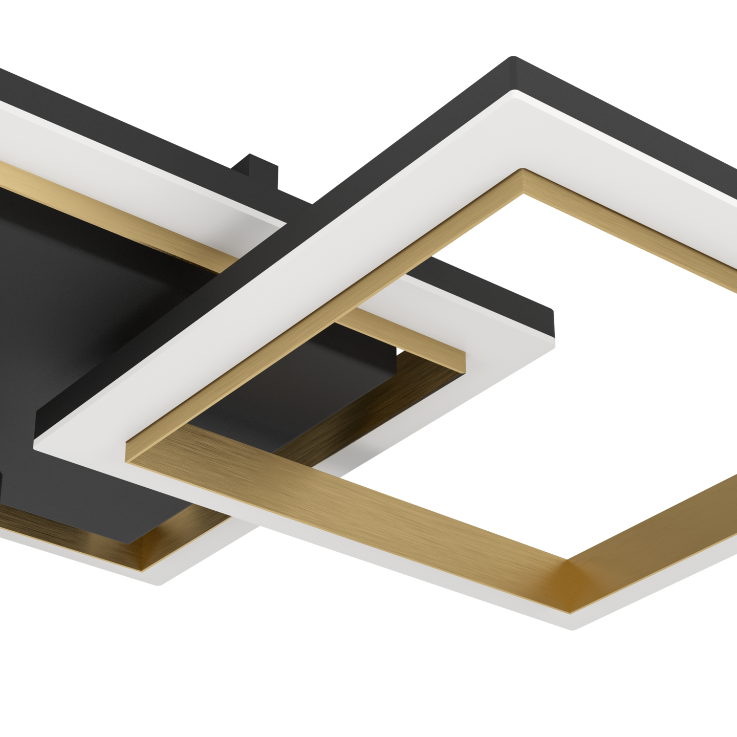 Kattovalaisin EGLO Calliera led 20W 59,5x31cm musta/messinki