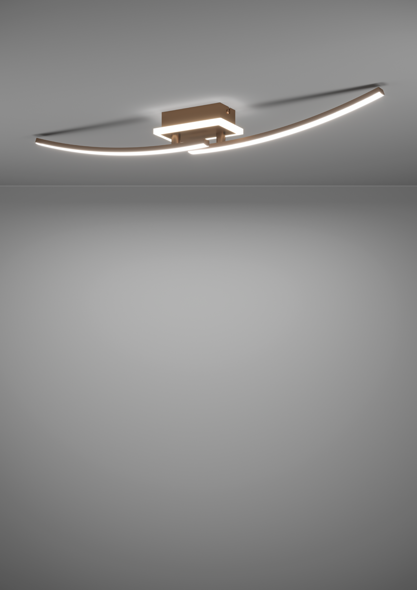 Kattovalaisin EGLO Lungolago led 12W pronssi/valkoinen