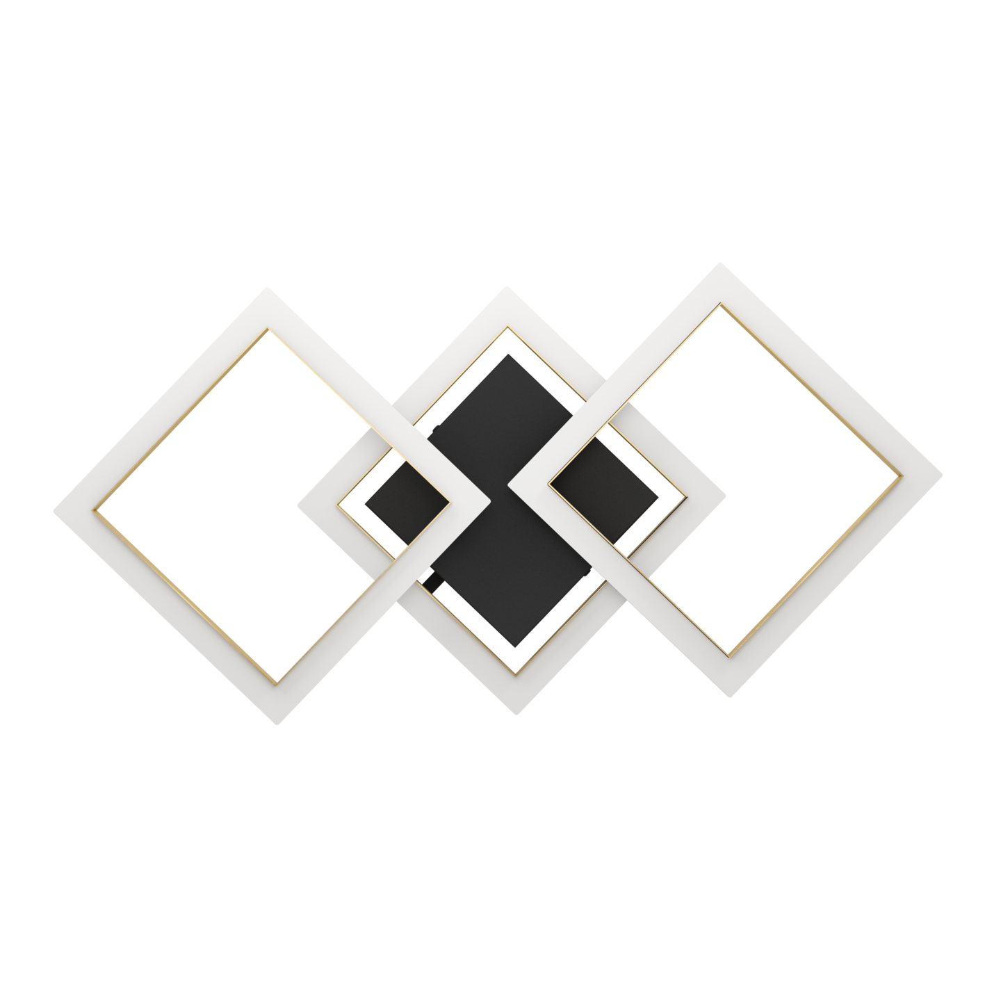 Kattovalaisin EGLO Calliera led 20W 59,5x31cm musta/messinki