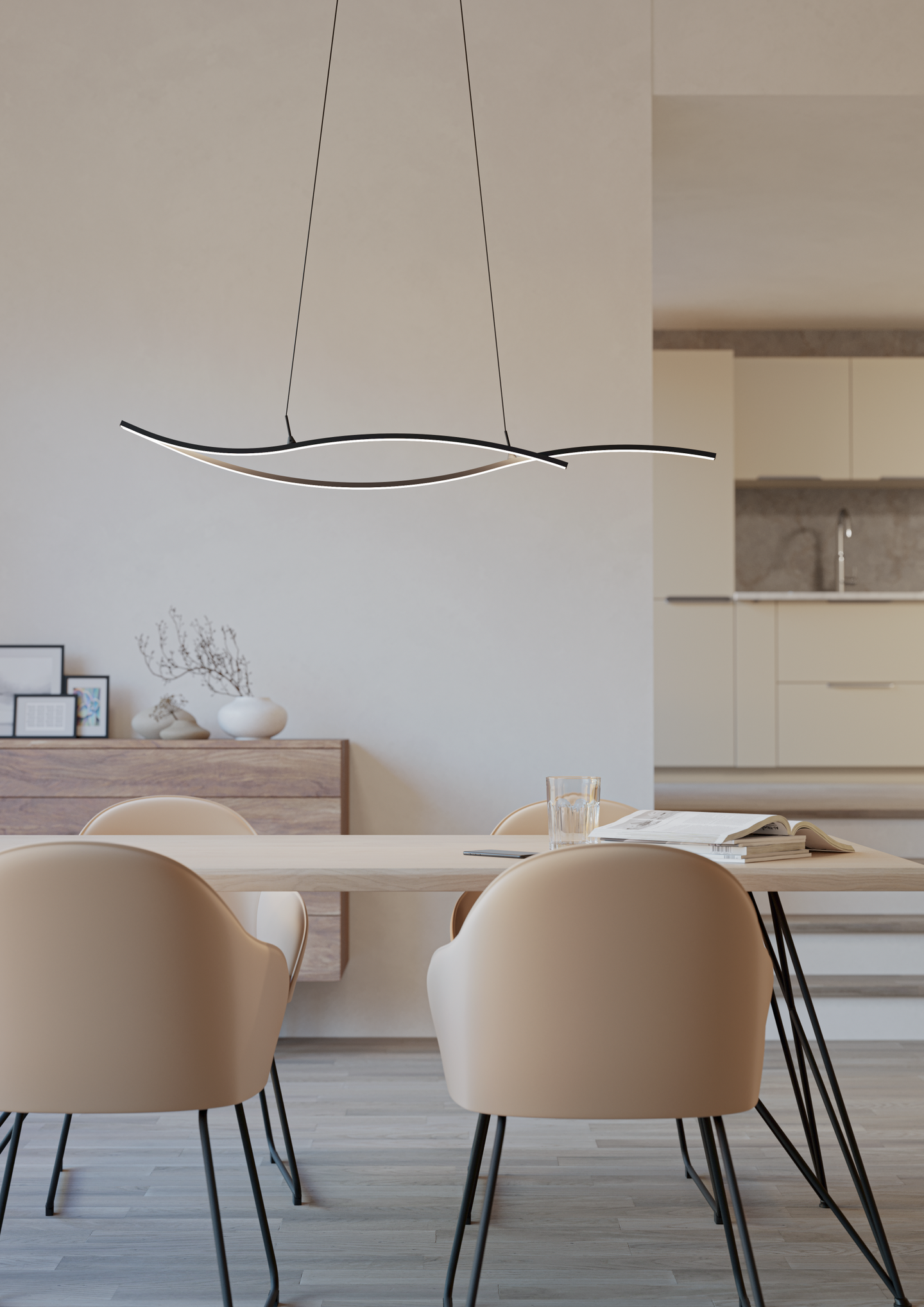 Riippuvalaisin EGLO Grisolia led 20W musta/valkoinen