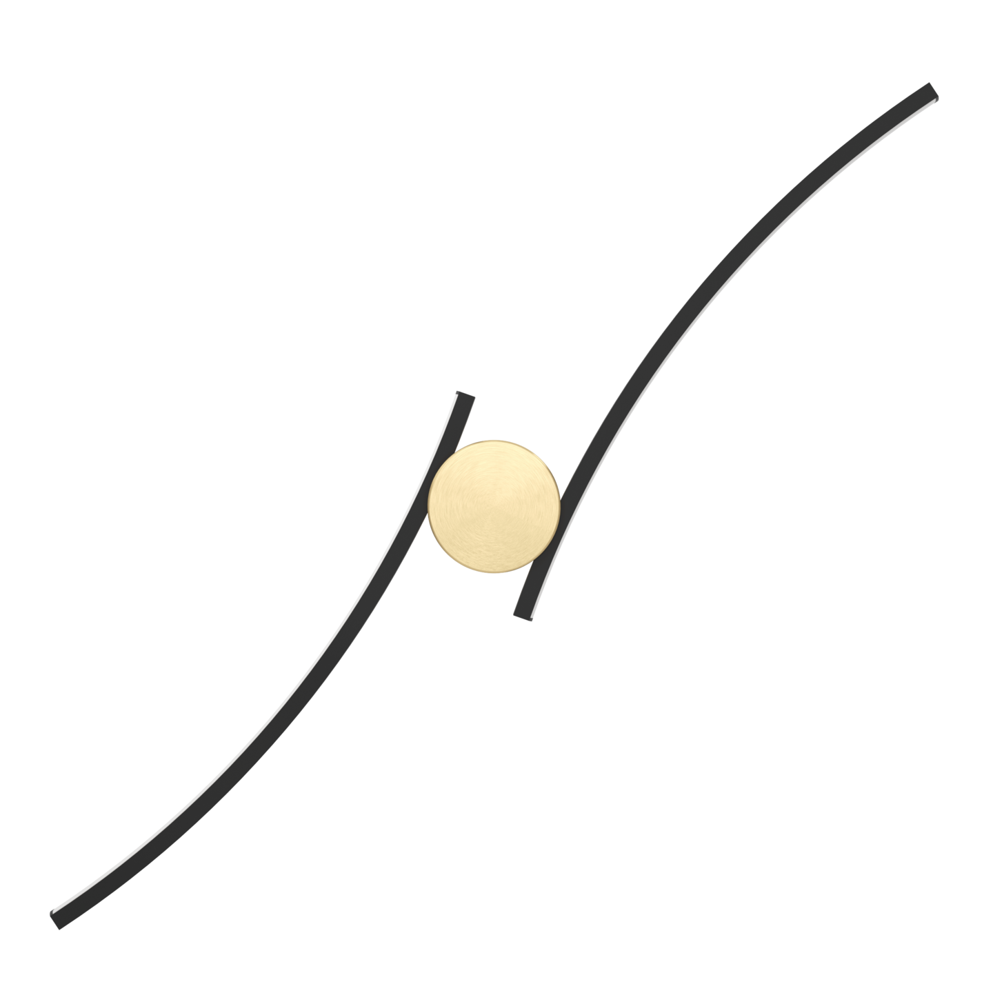 Kattovalaisin EGLO Aieta led 12W messinki/musta