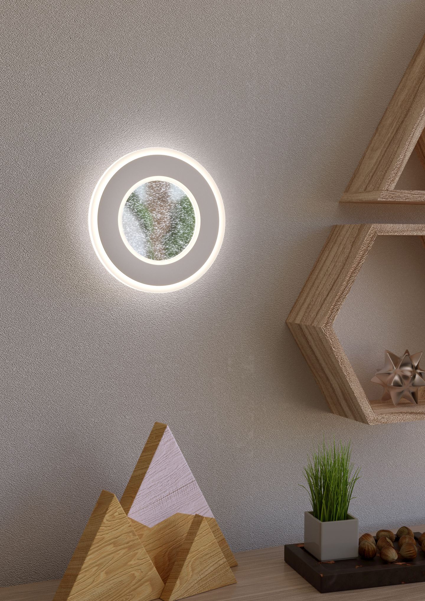 Kattovalaisin EGLO Macchioni led 12W 20cm valkoinen