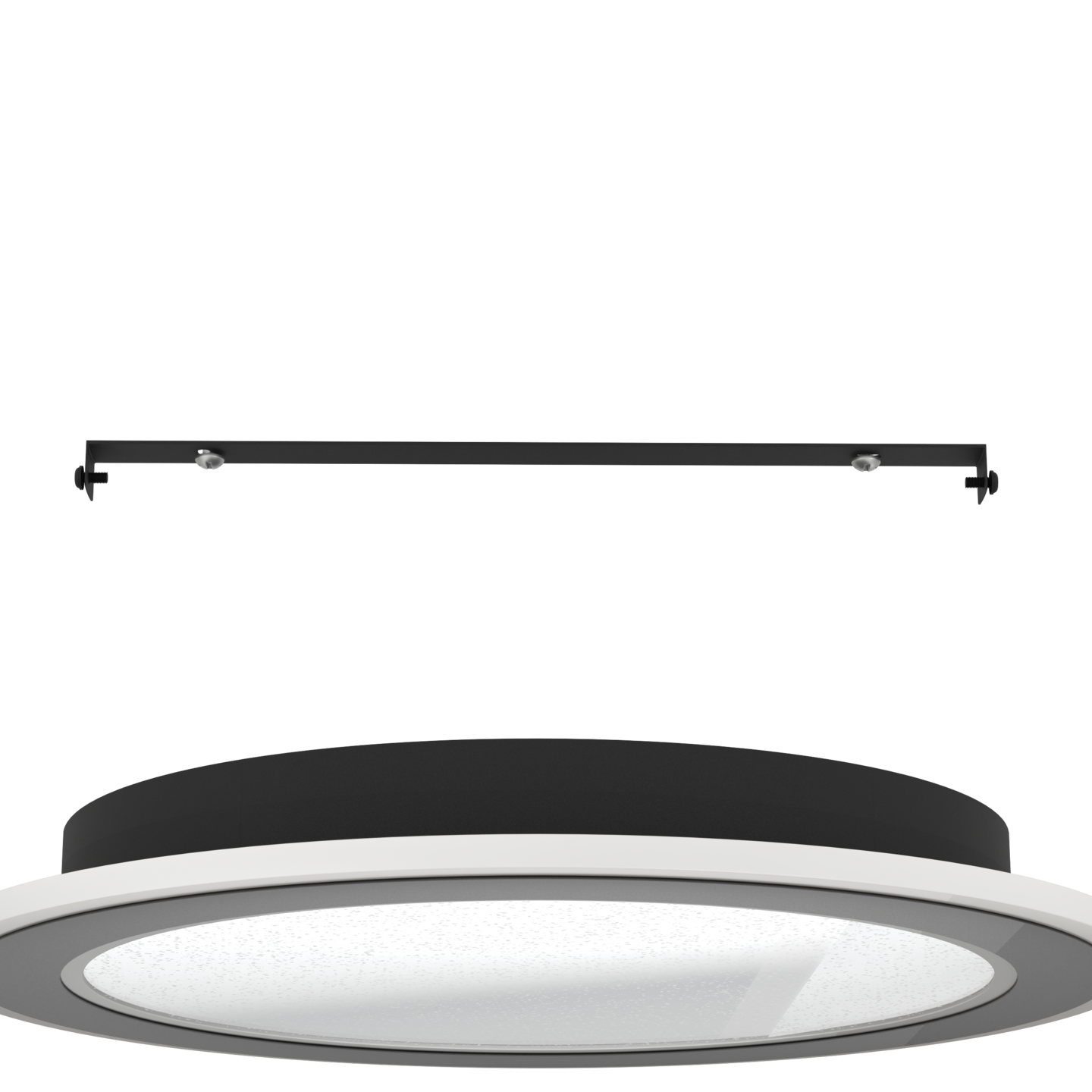 Kattovalaisin EGLO Macchioni led 20W CCT 38cm musta/valkoinen