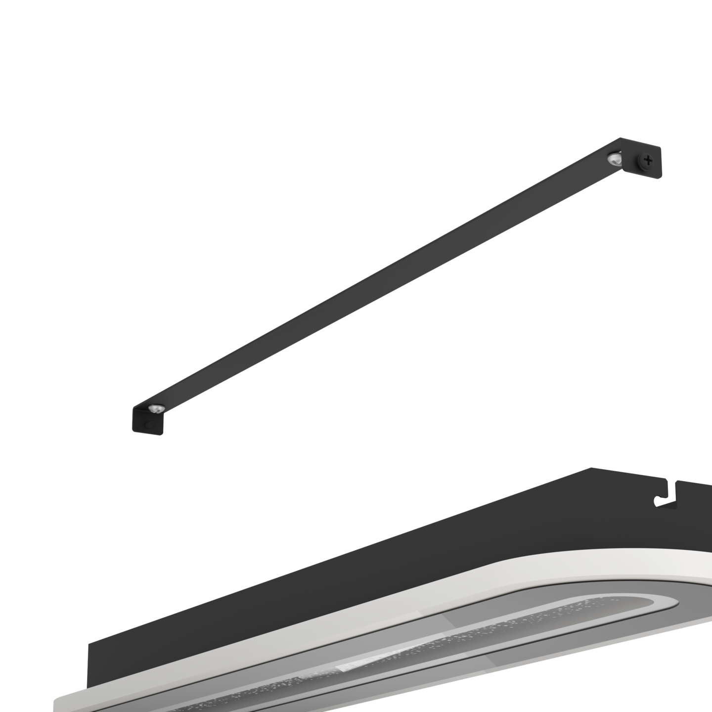 Kattovalaisin EGLO Macchioni led 20W CCT 55x12cm musta/valkoinen