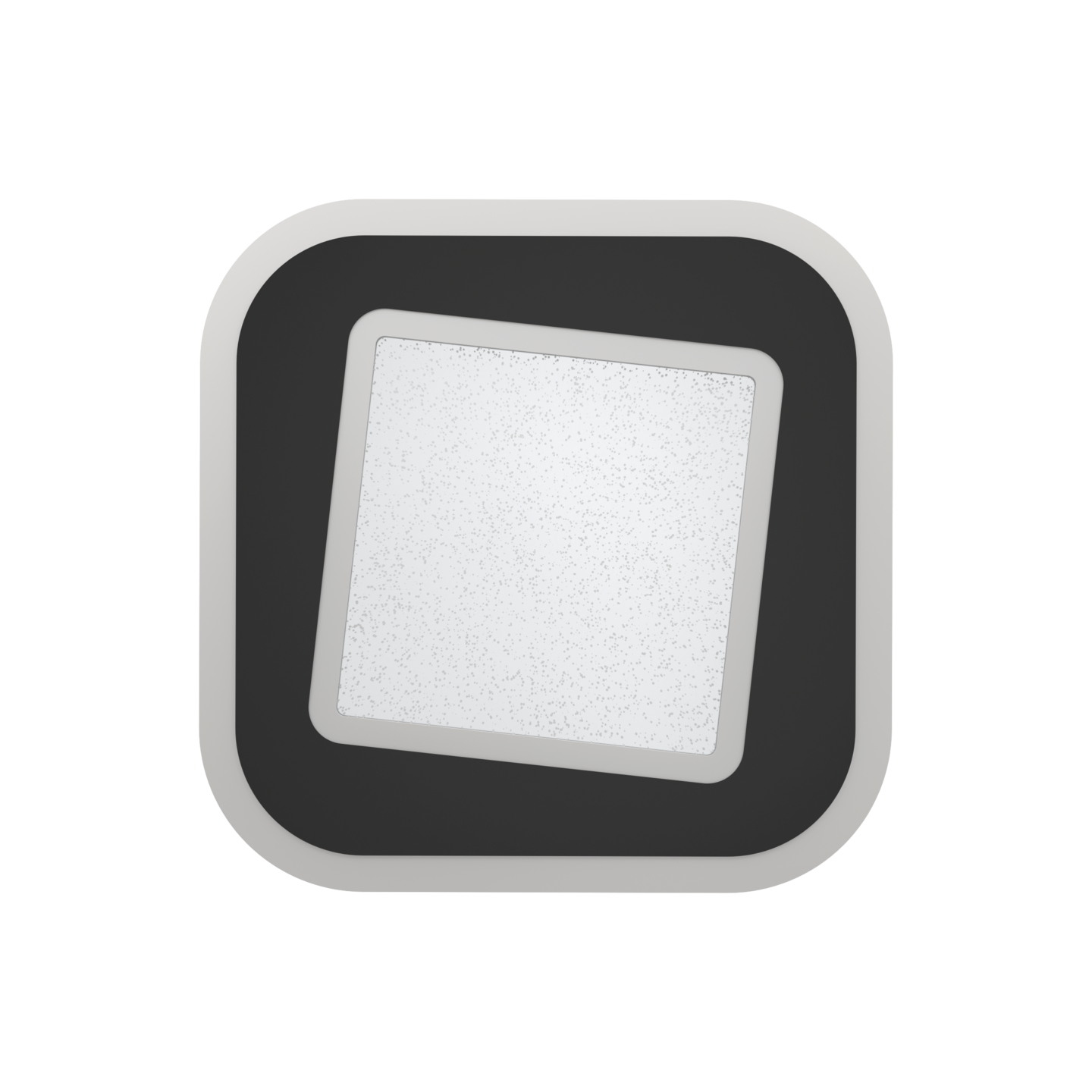 Kattovalaisin EGLO Macchioni led 20W CCT 38x38cm musta/valkoinen