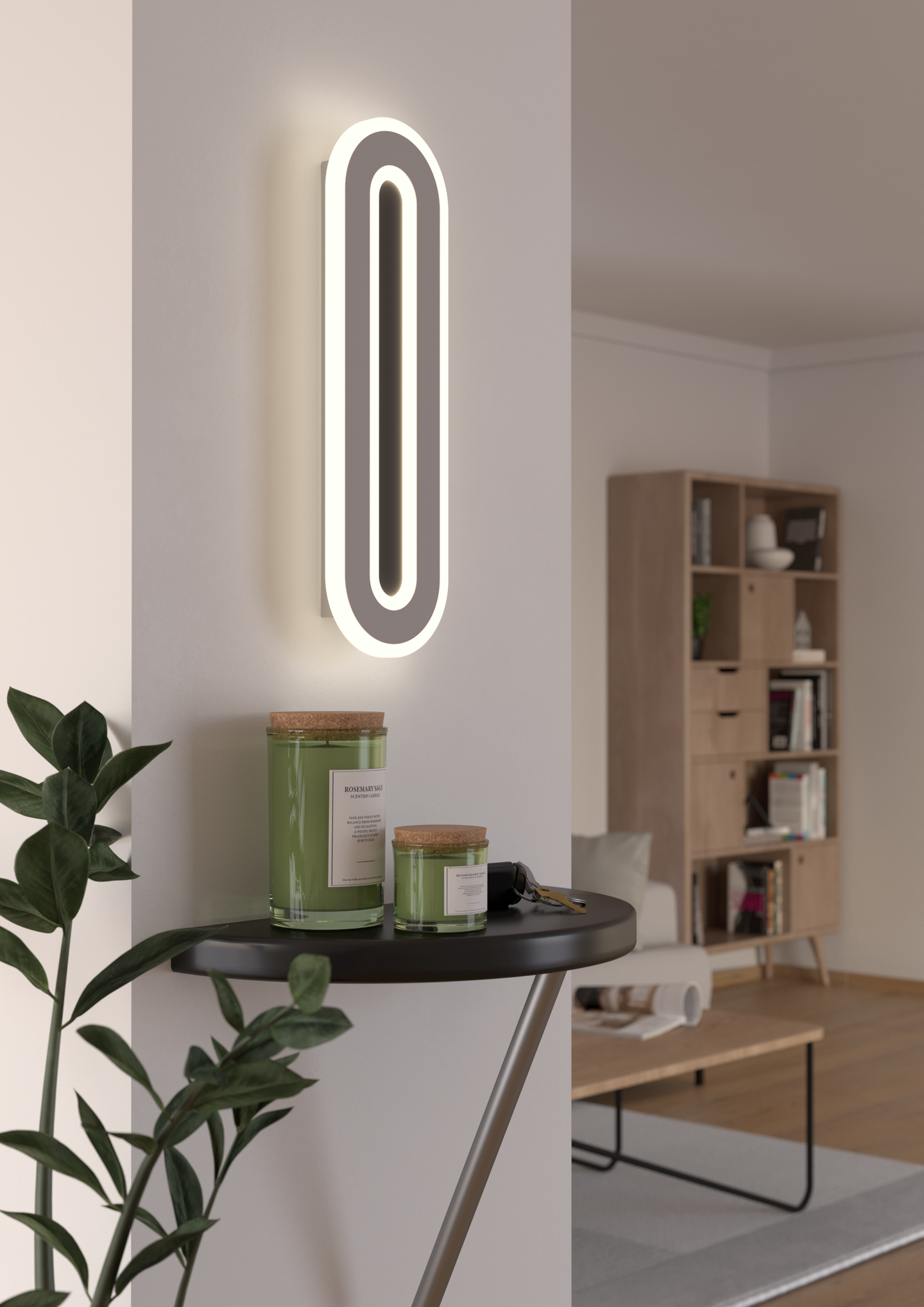 Kattovalaisin EGLO Macchioni led 12W 40x12cm valkoinen