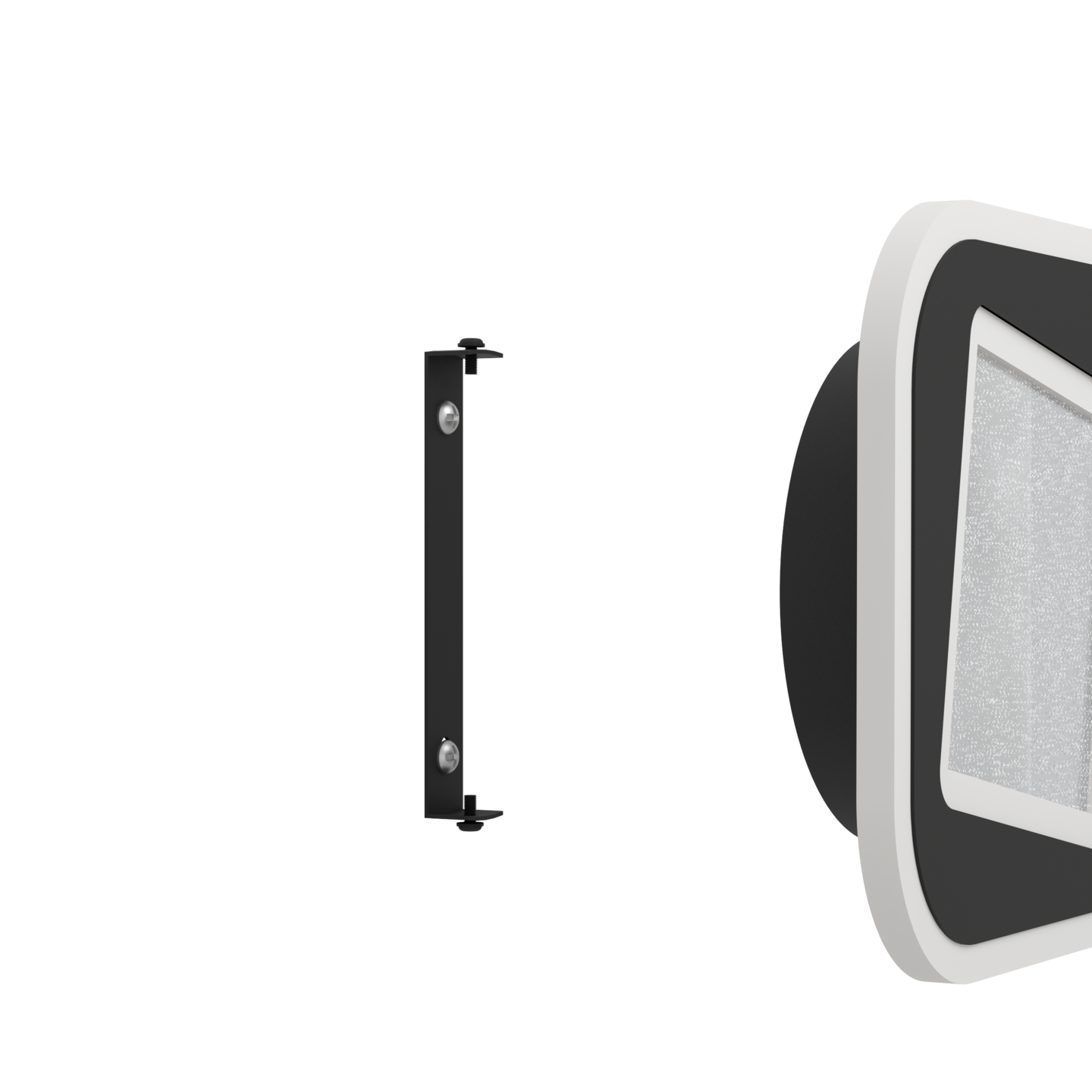 Kattovalaisin EGLO Macchioni led 12W 20x20cm musta/valkoinen