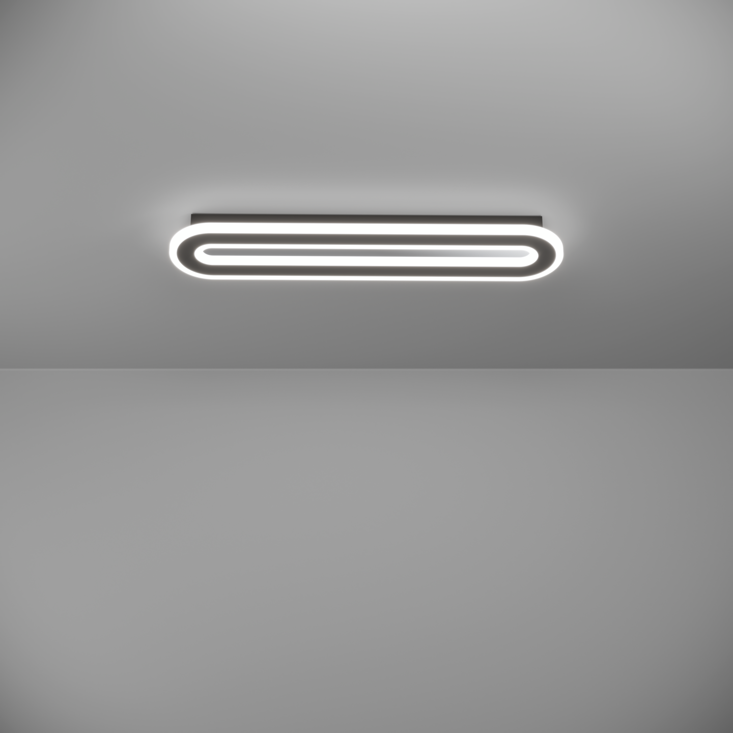 Kattovalaisin EGLO Macchioni led 20W CCT 55x12cm musta/valkoinen