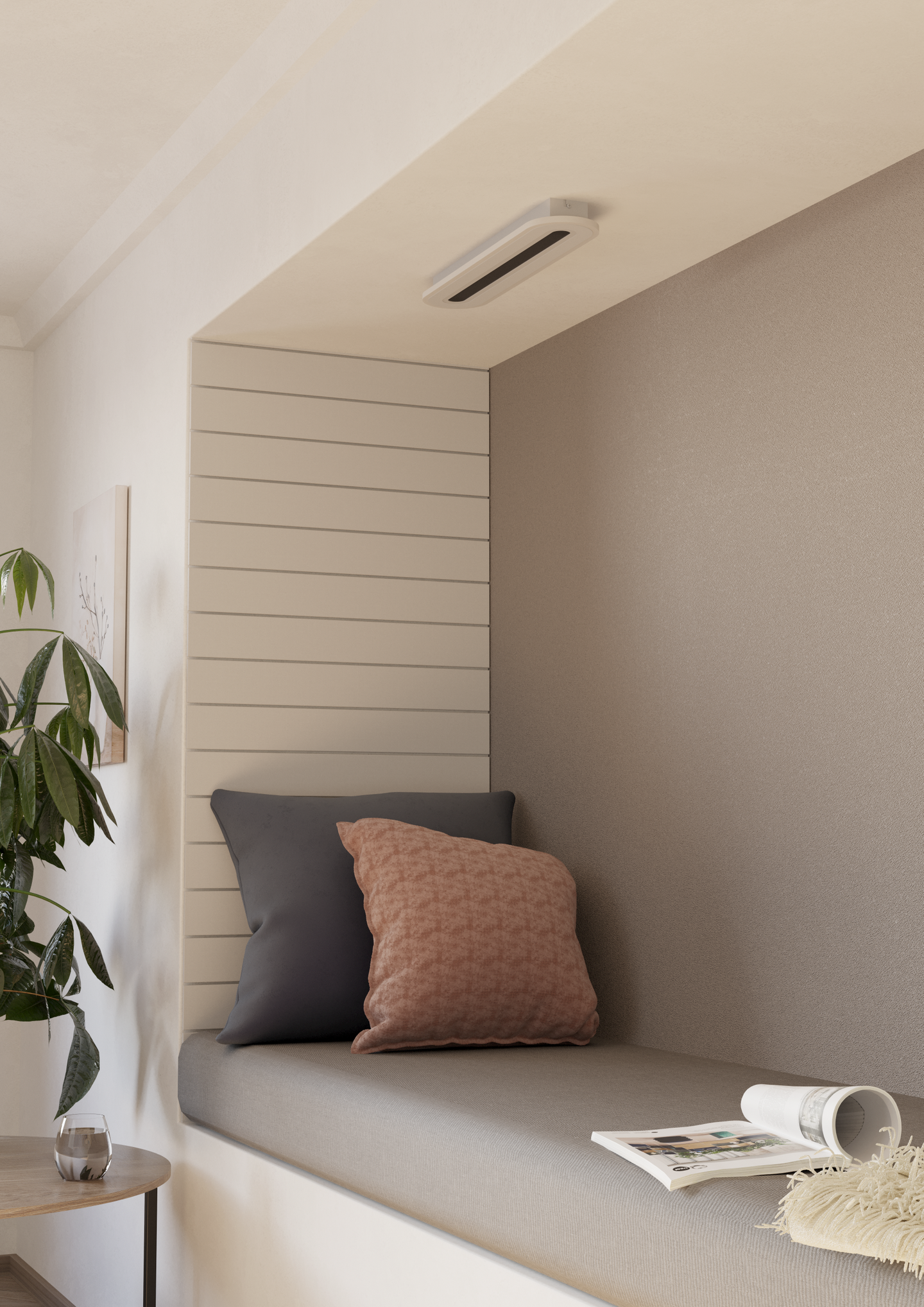 Kattovalaisin EGLO Macchioni led 20W CCT 55x12cm valkoinen