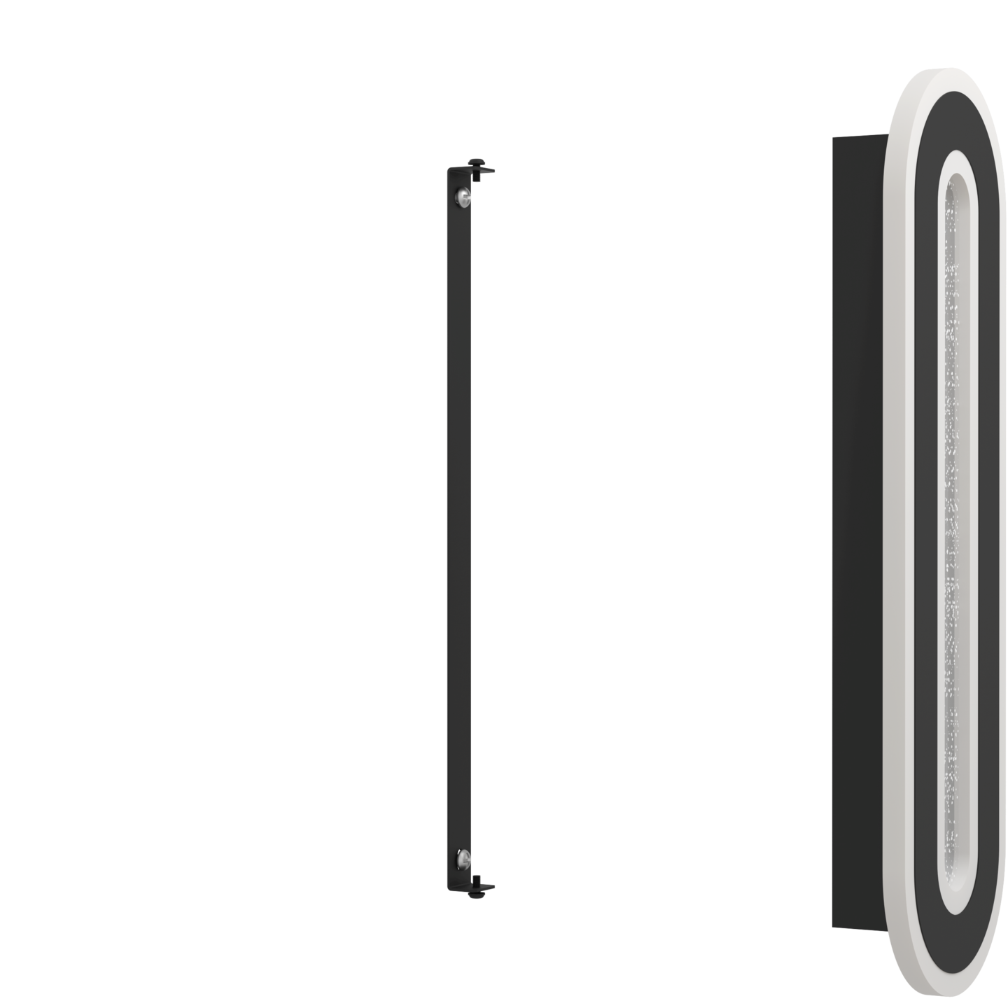 Kattovalaisin EGLO Macchioni led 12W 40x12cm musta/valkoinen