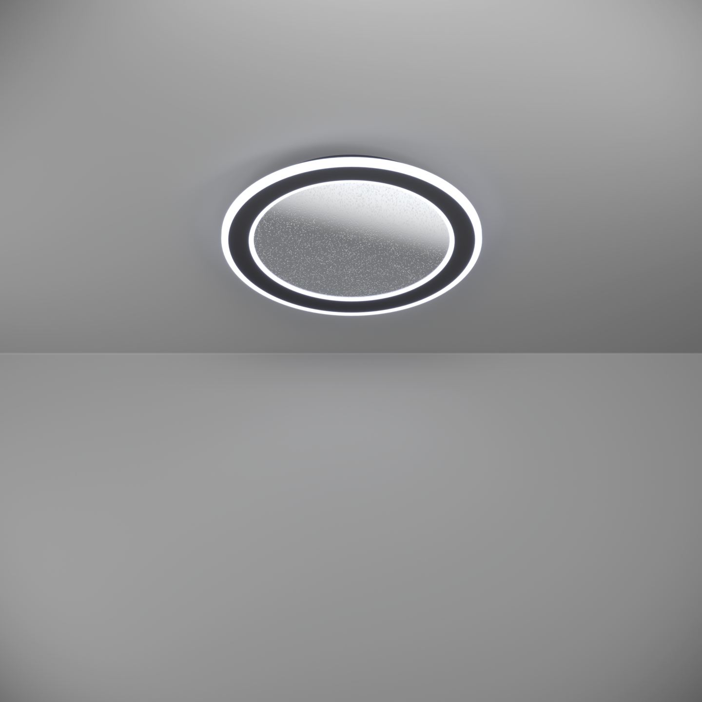 Kattovalaisin EGLO Macchioni led 20W CCT 38cm musta/valkoinen