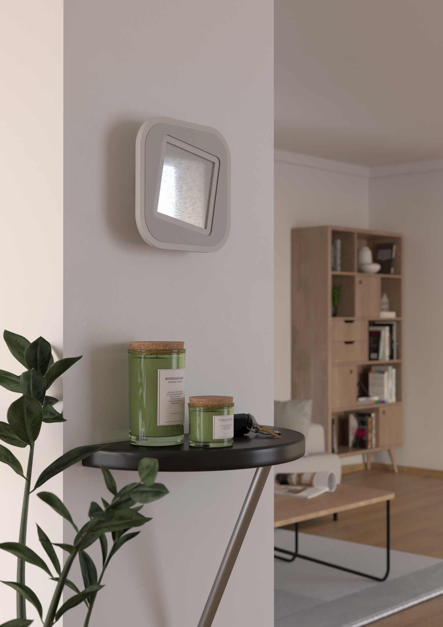 Kattovalaisin EGLO Macchioni led 12W 20x20cm valkoinen