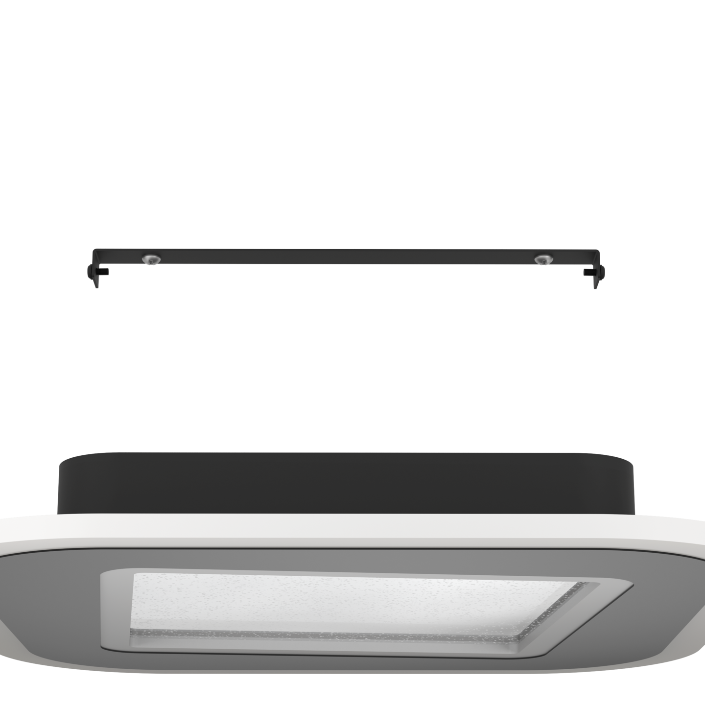 Kattovalaisin EGLO Macchioni led 20W CCT 38x38cm musta/valkoinen