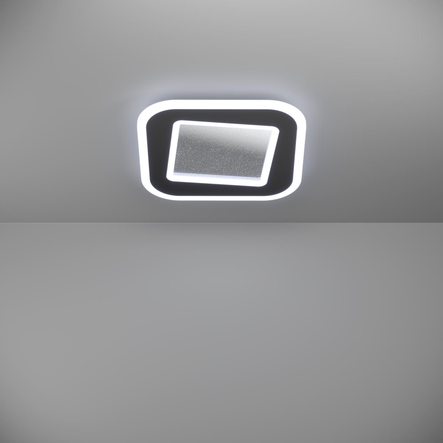 Kattovalaisin EGLO Macchioni led 20W CCT 38x38cm musta/valkoinen