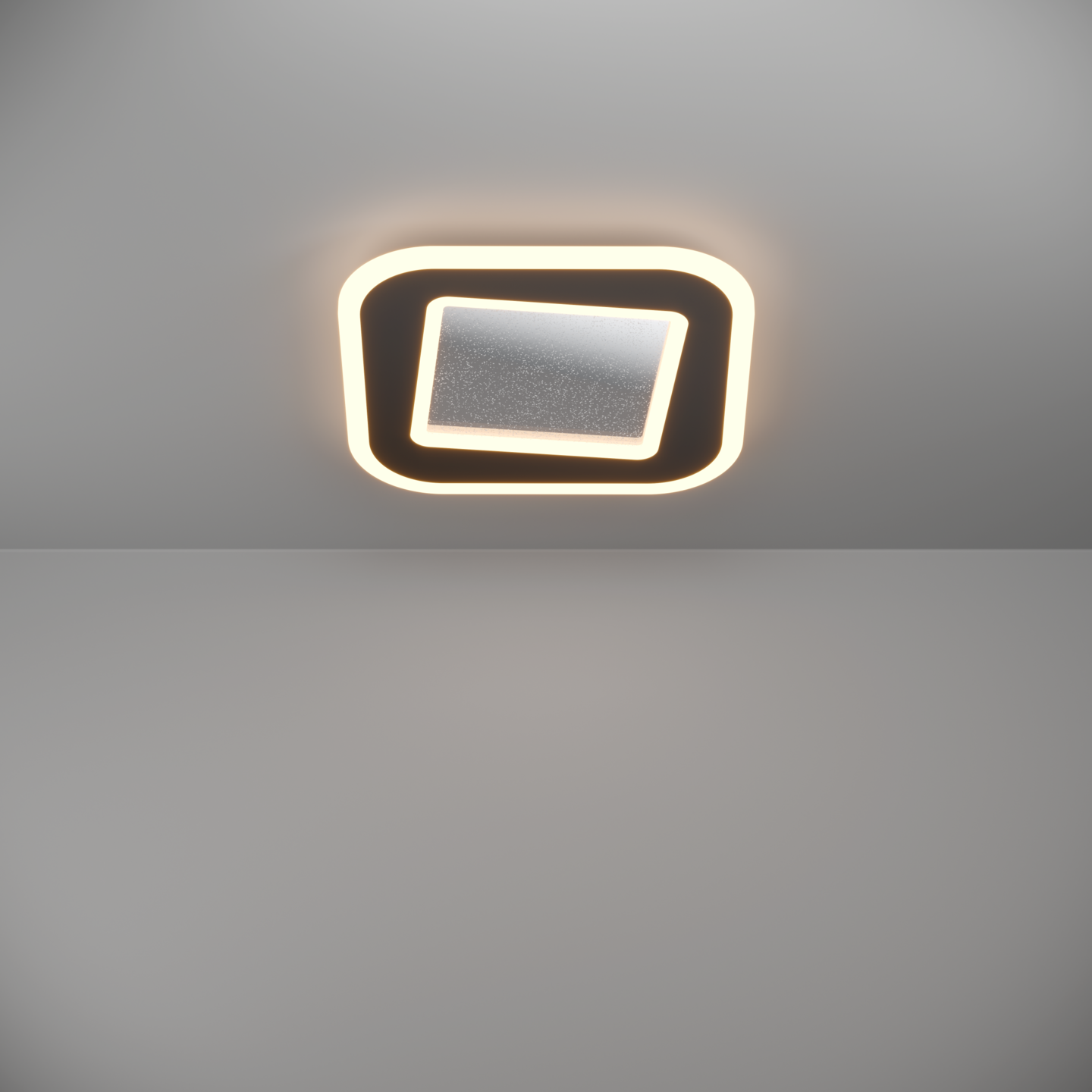 Kattovalaisin EGLO Macchioni led 20W CCT 38x38cm musta/valkoinen