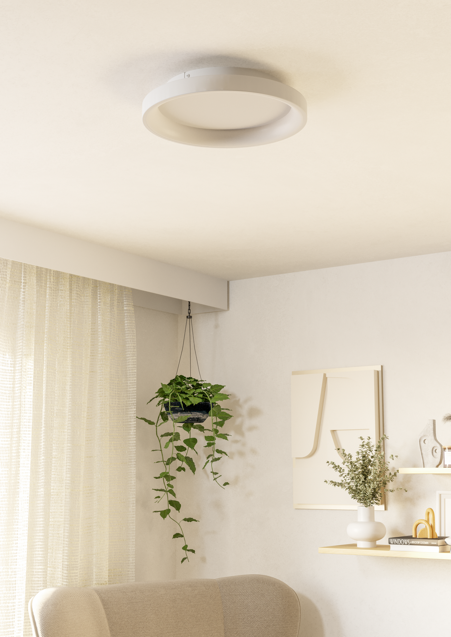 Kattovalaisin EGLO Loretello led 12W 35cm valkoinen