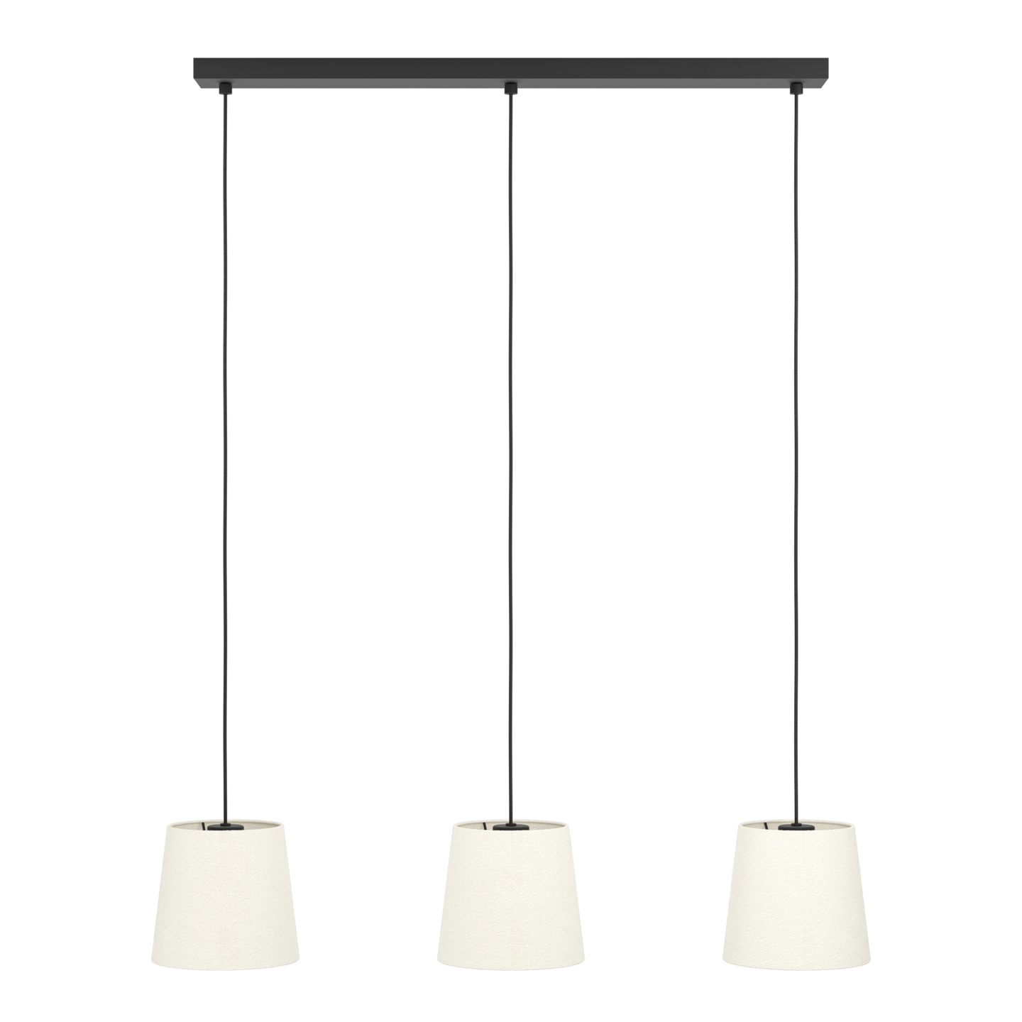 Riippuvalaisin EGLO 3-os Febres E27 musta/valkoinen