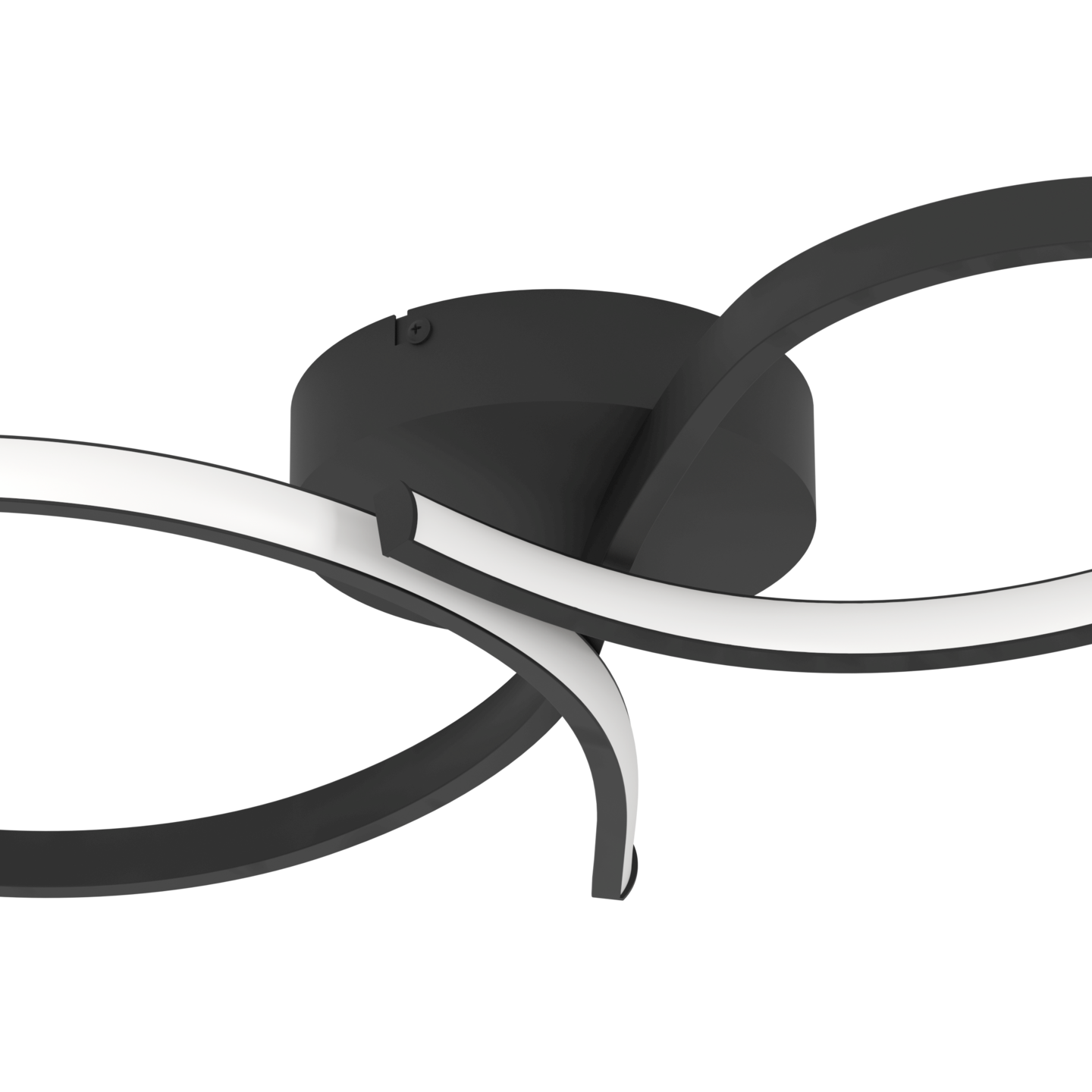 Kattovalaisin EGLO Serpins led 21W musta/valkoinen