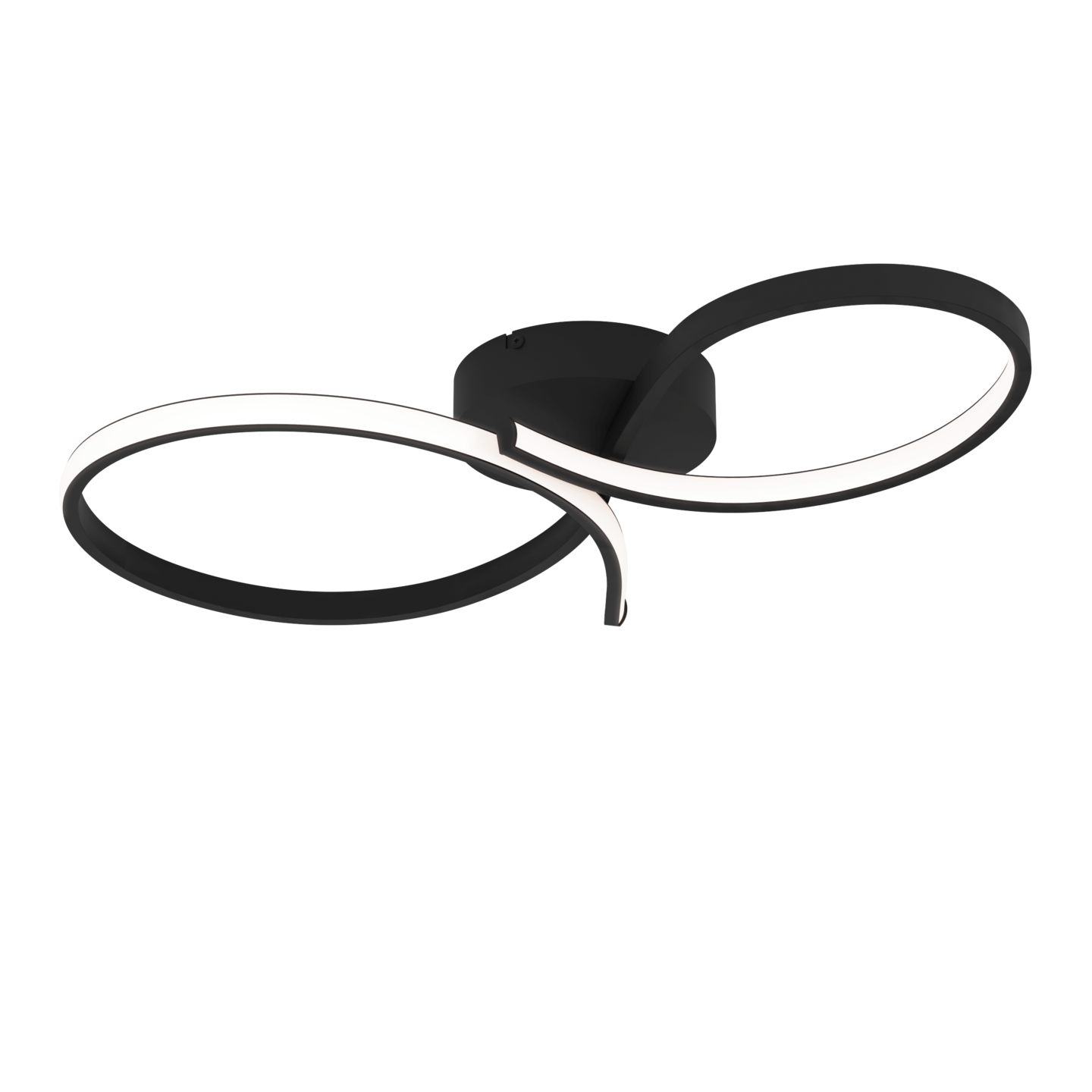 Kattovalaisin EGLO Serpins led 21W musta/valkoinen