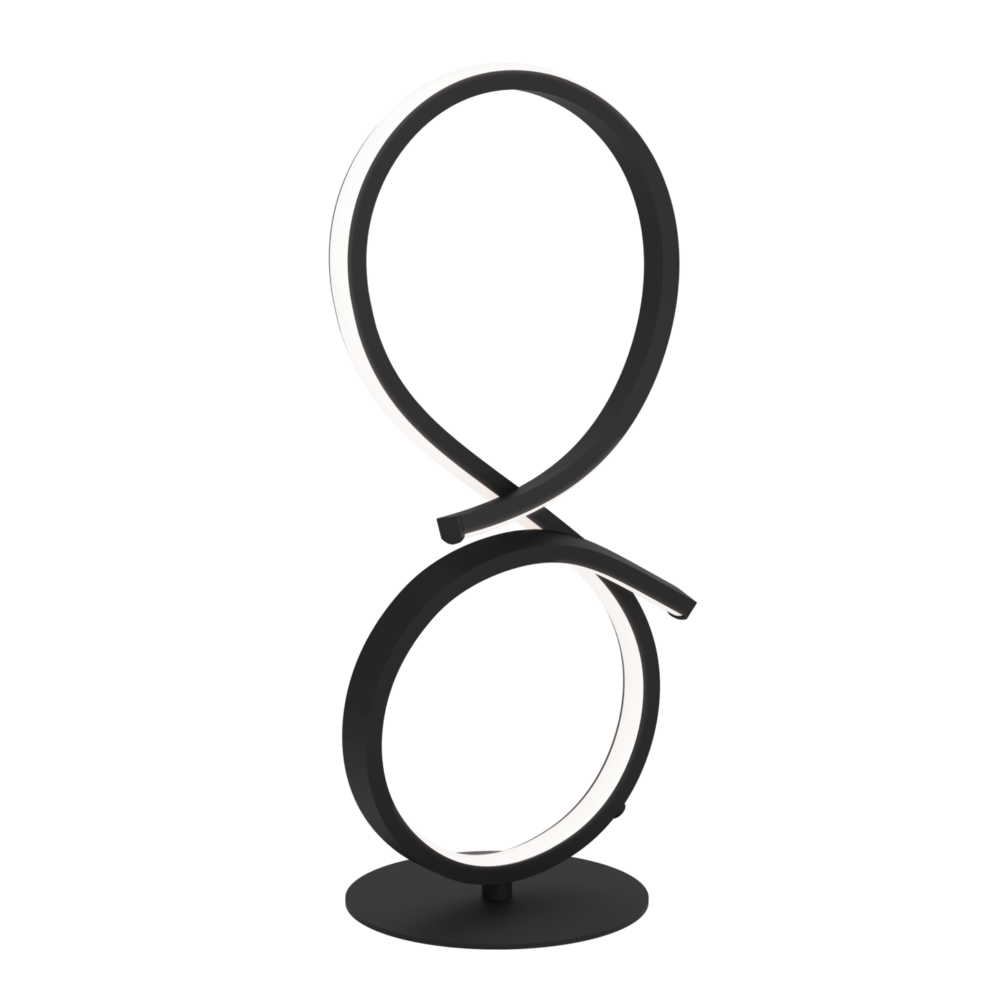 Pöytävalaisin EGLO Serpins led 11,4W musta/valkoinen