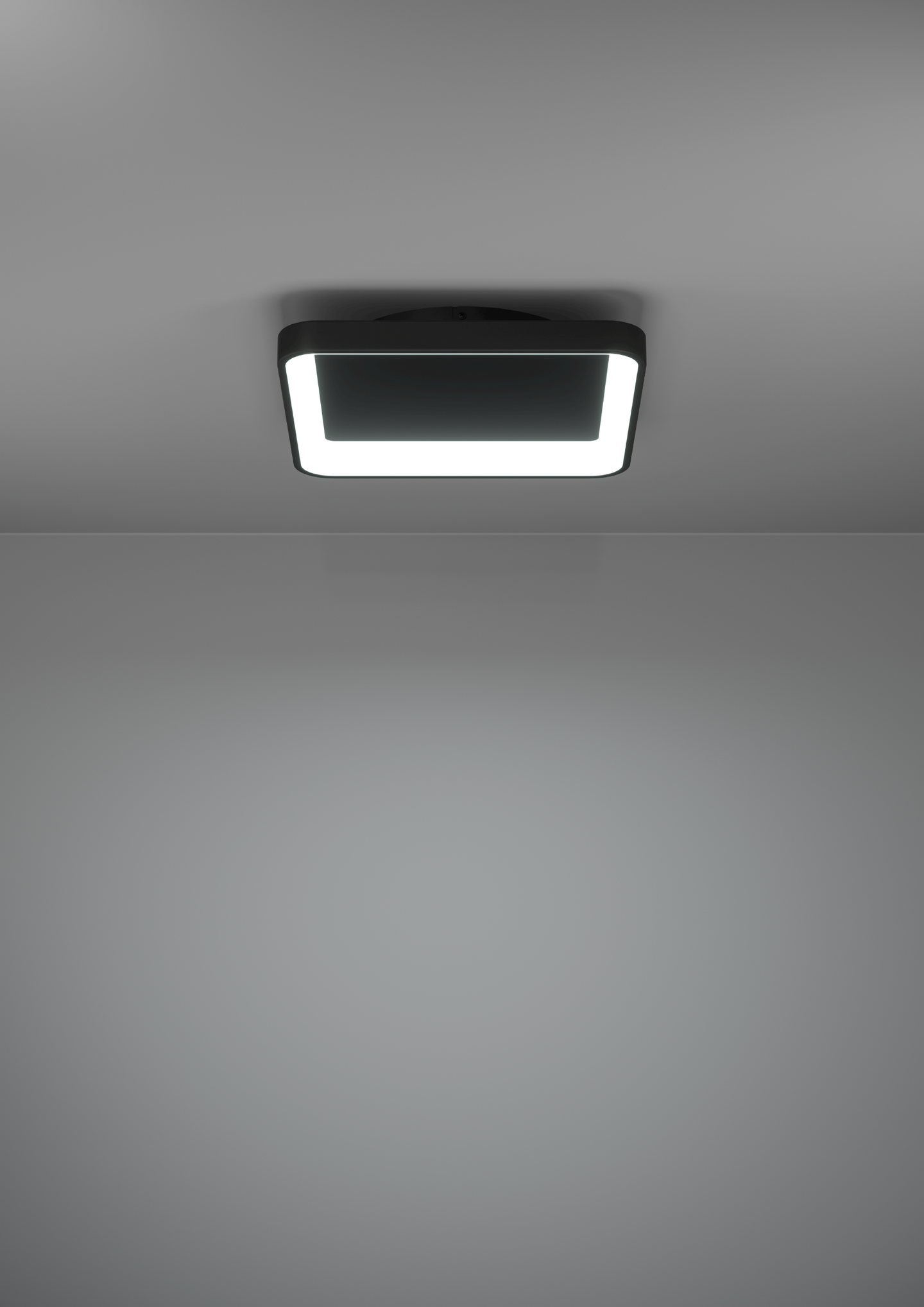 Kattovalaisin EGLO Loretello led 12W 35x35cm musta/valkoinen