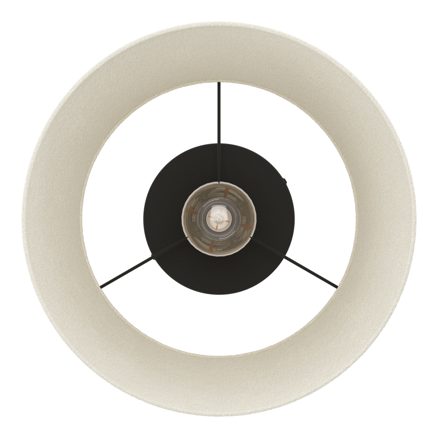 Kattovalaisin EGLO Febres E27 musta/valkoinen