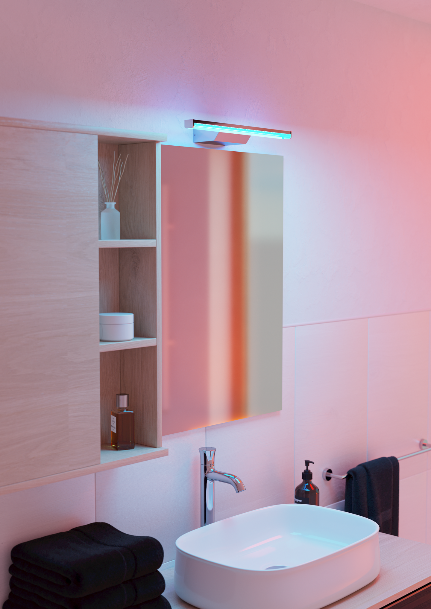 Peilivalaisin EGLO connect.z Regello-z led 12W CCT kromi