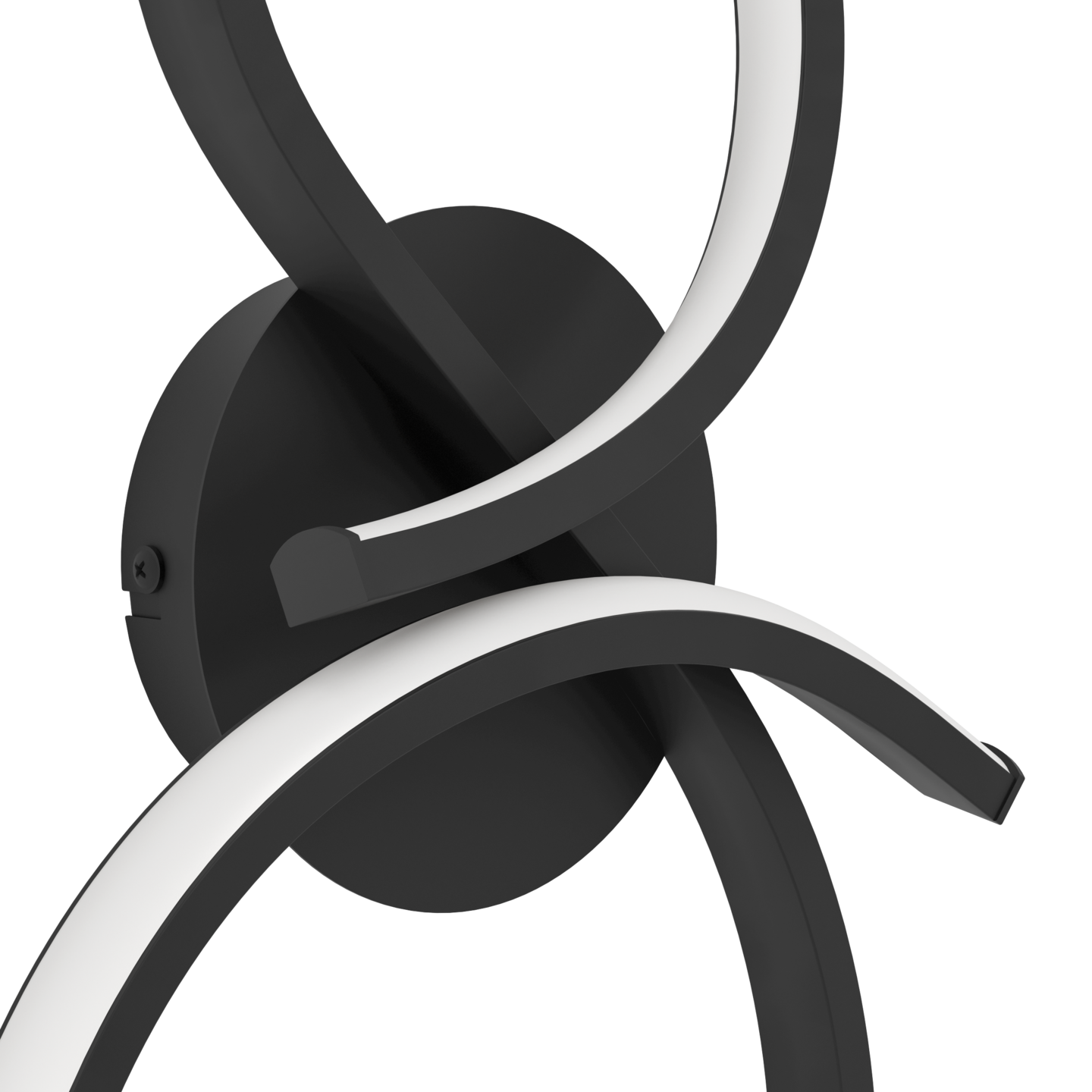 Seinävalaisin EGLO Serpins led 11,4W musta/valkoinen