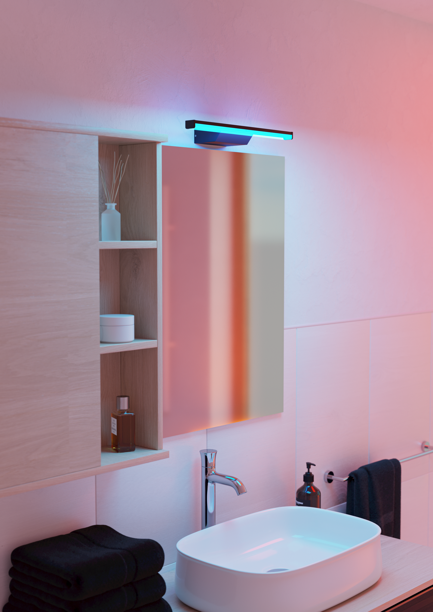 Peilivalaisin EGLO connect.z Regello-z led 12W CCT musta