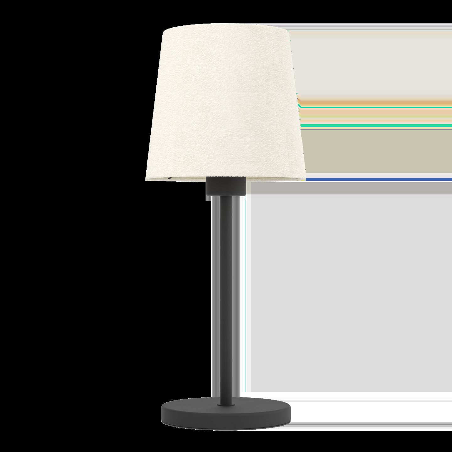 Pöytävalaisin EGLO Febres E27 musta/valkoinen