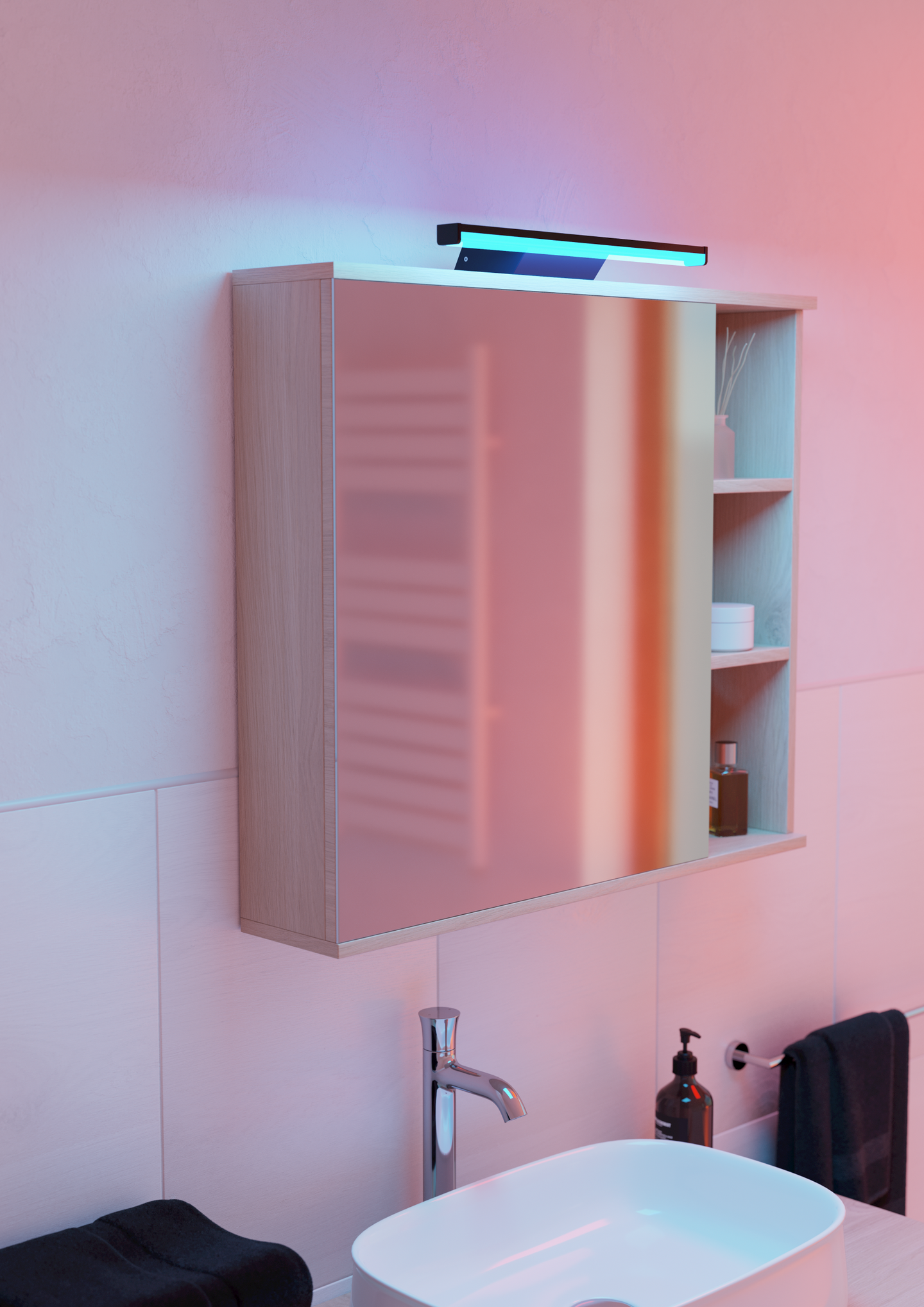 Peilivalaisin EGLO connect.z Regello-z led 12W CCT musta