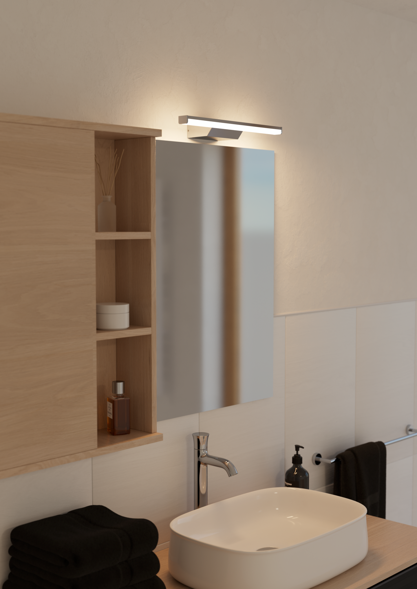 Peilivalaisin EGLO connect.z Regello-z led 12W CCT kromi