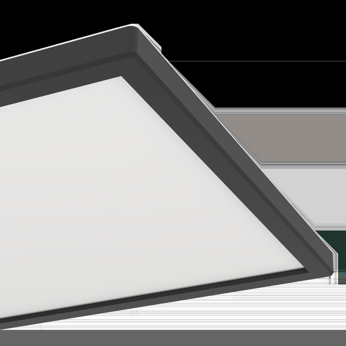 Kattovalaisin EGLO Rovito led 13,4W CCT 29x29cm musta