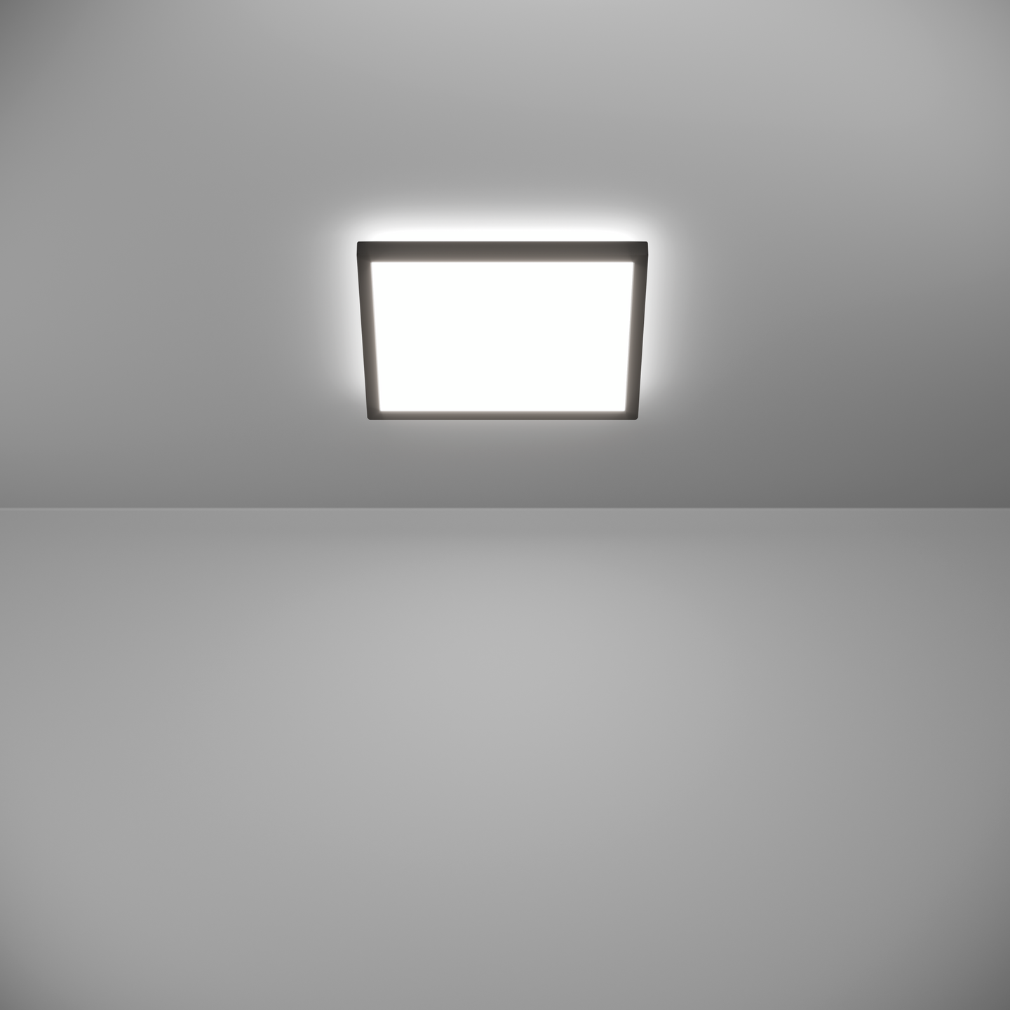 Kattovalaisin EGLO Rovito led 13,4W CCT 29x29cm musta