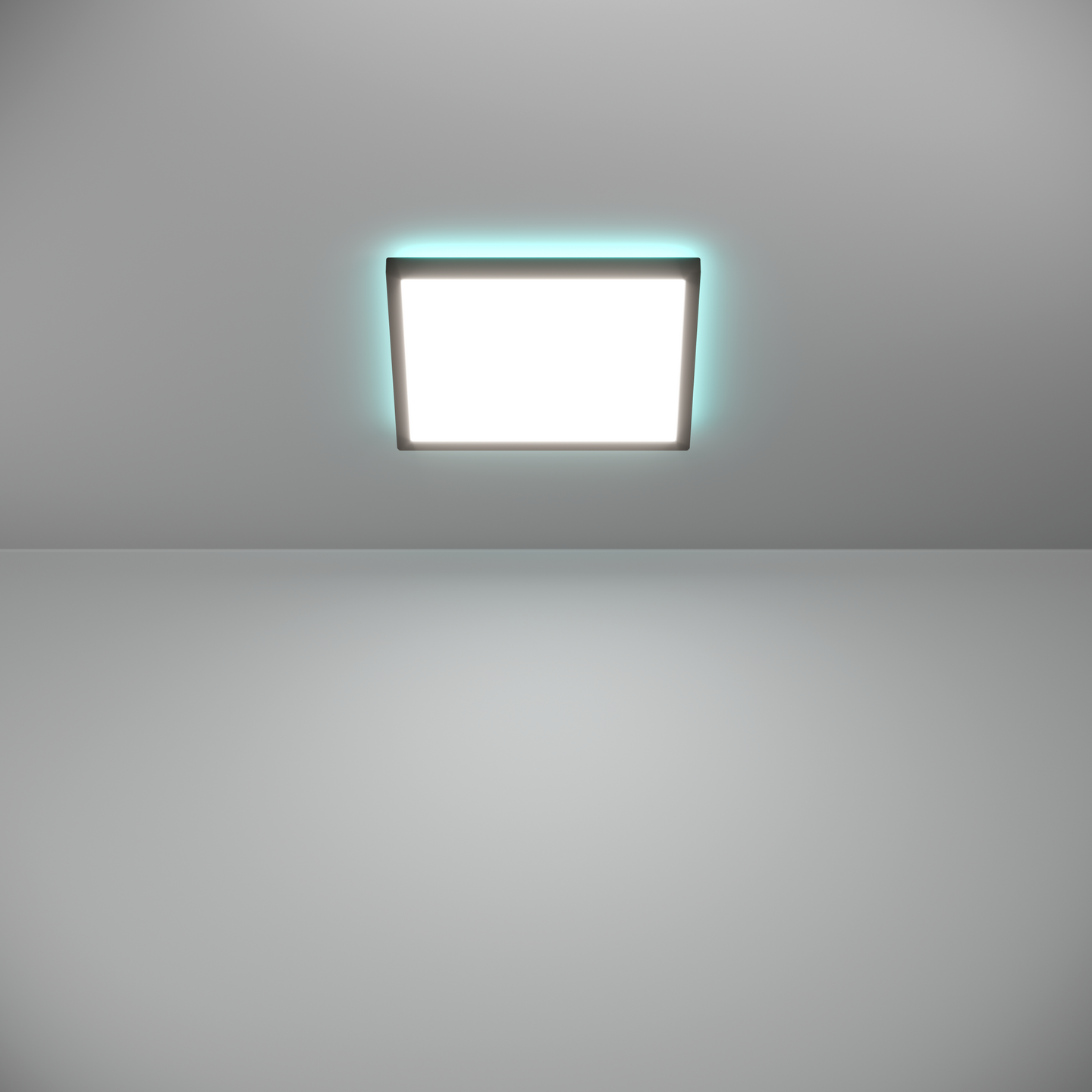 Kattovalaisin EGLO connect.z Rovito-z led 13,4W RGB CCT 29x29cm musta