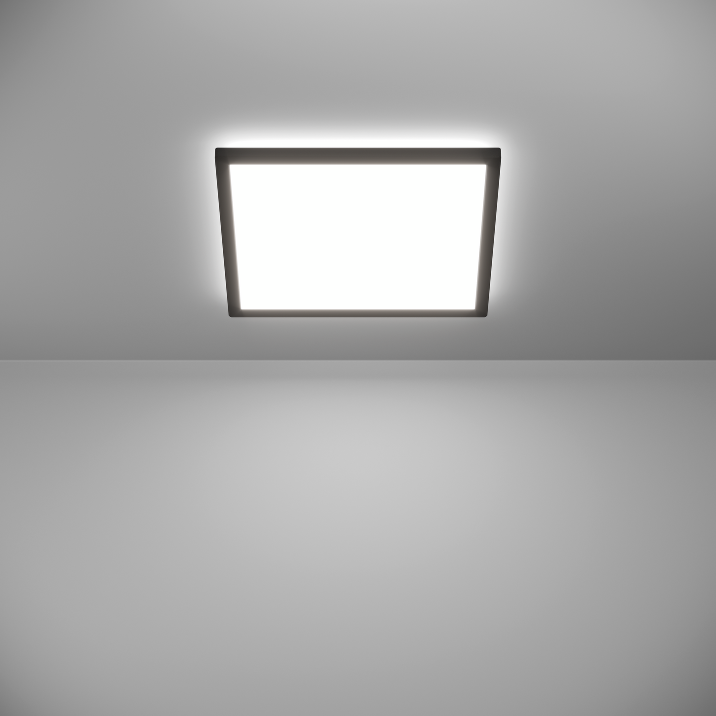 Kattovalaisin EGLO Rovito-R led 17,6W CCT 39x39cm musta