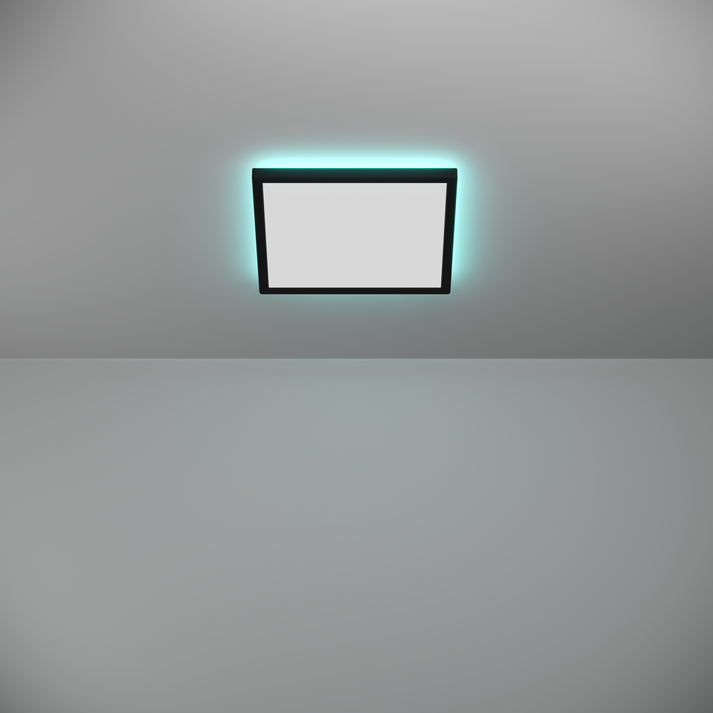 Kattovalaisin EGLO connect.z Rovito-z led 13,4W RGB CCT 29x29cm musta